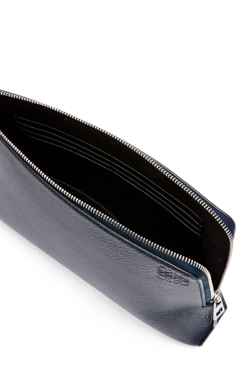 L Zip Pouch in soft grained calfskin 3