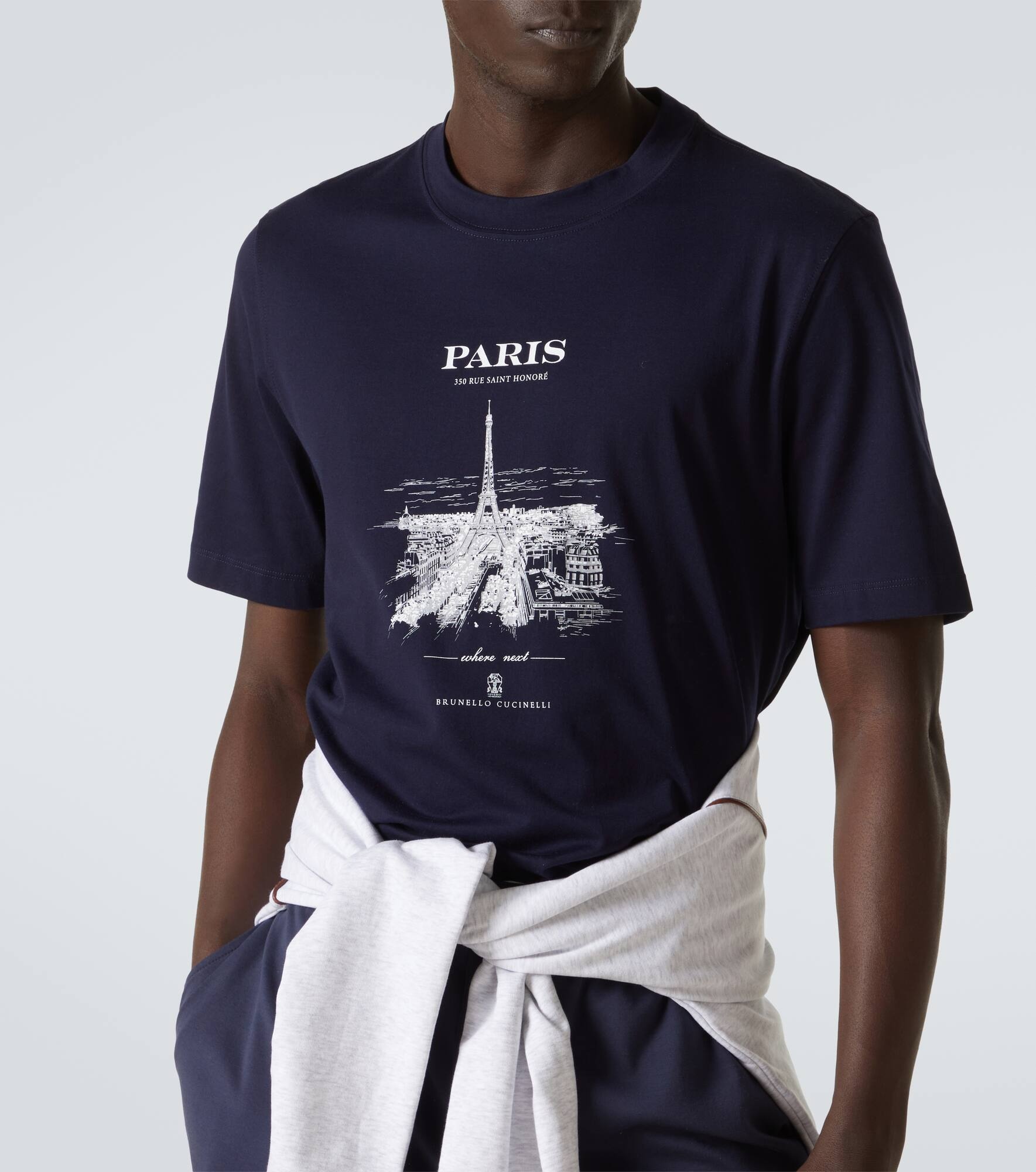 Printed cotton jersey T-shirt - 5