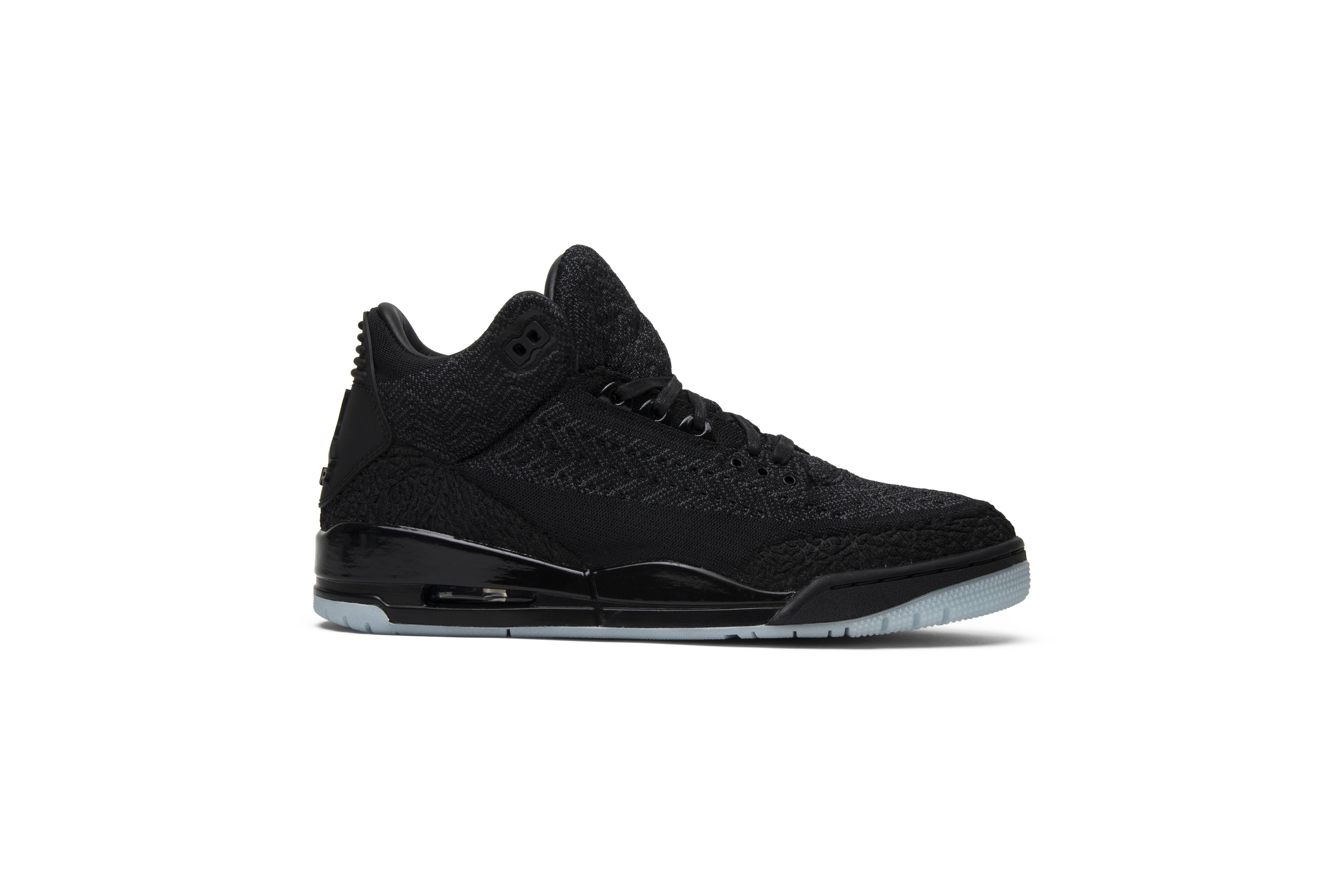 Air Jordan 3 Retro Flyknit 'Black' - 1