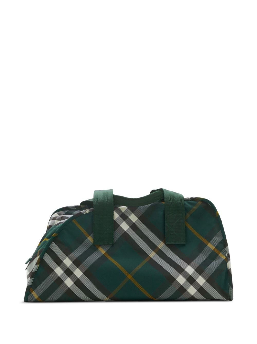 medium Shield check-pattern duffle bag - 2