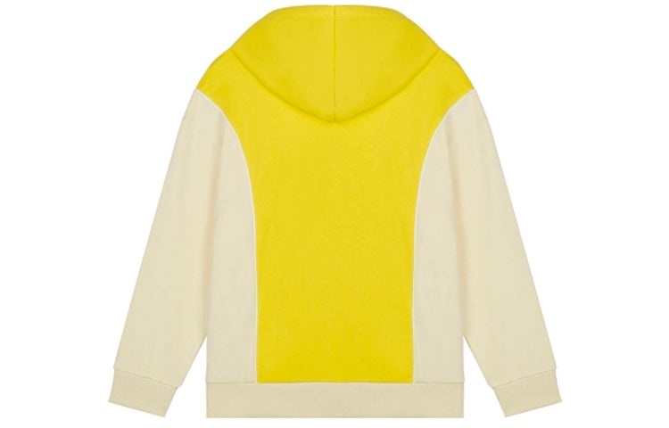 (WMNS) New Balance Athletics Fleece Hoodie 'Yellow Beige' AWT11502-FTL - 2
