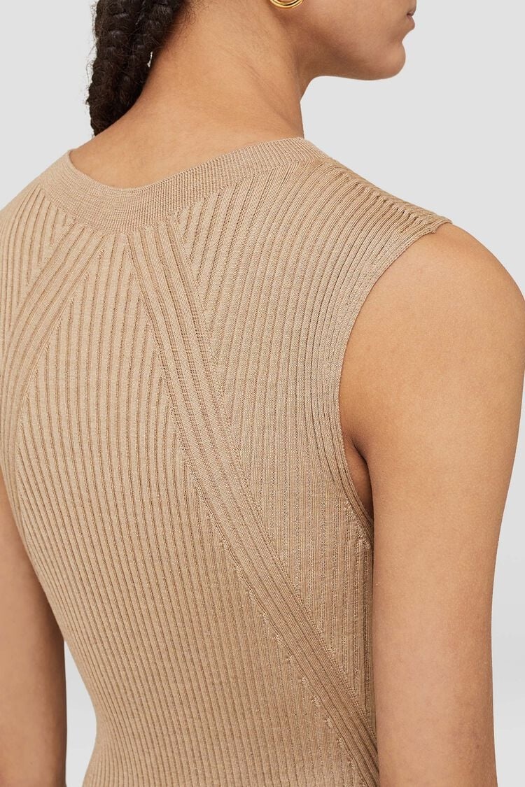 Crew-Neck Dress - 4