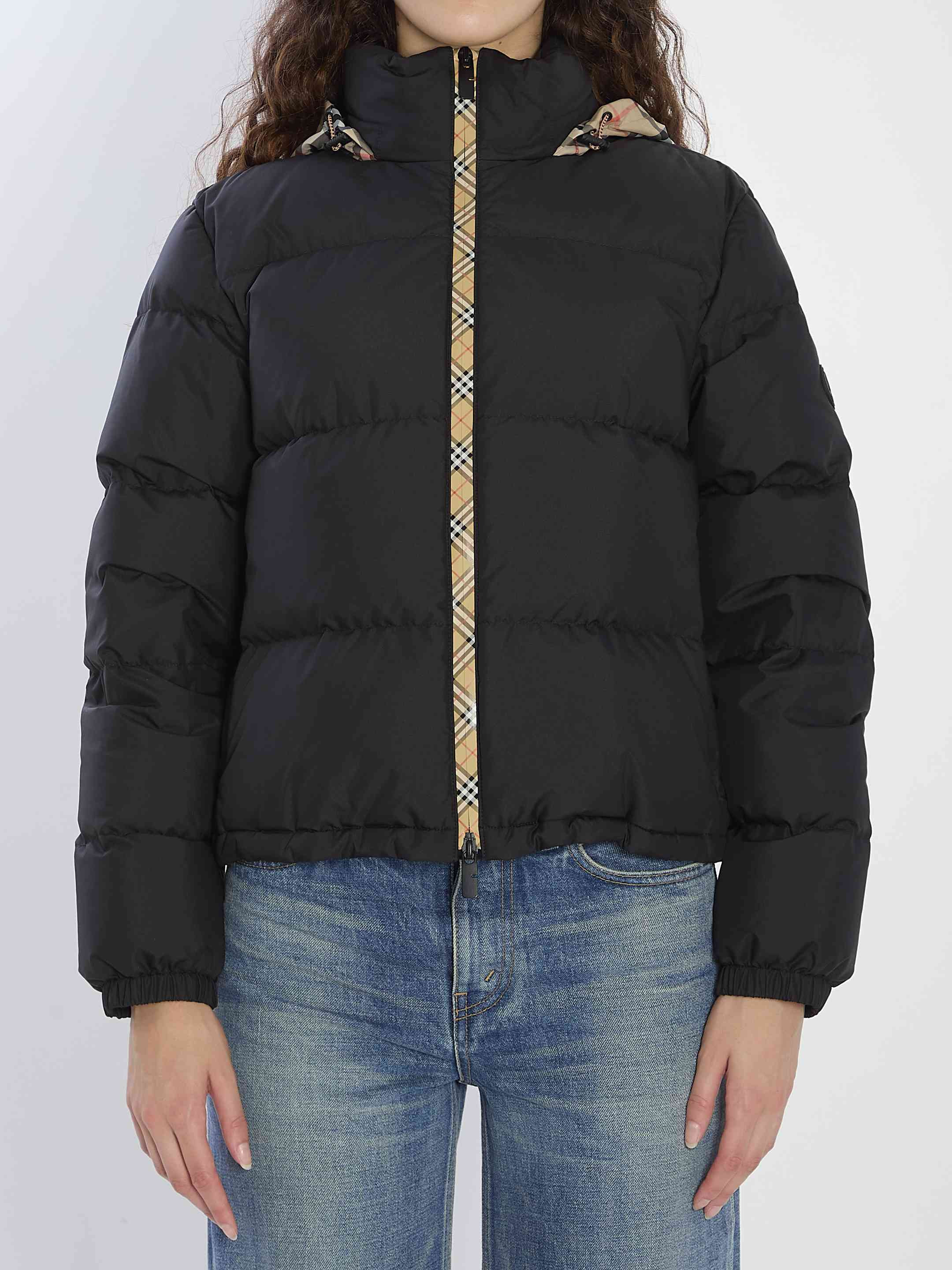 Burberry Women Puffer Jacket With Concealed Hood - 1