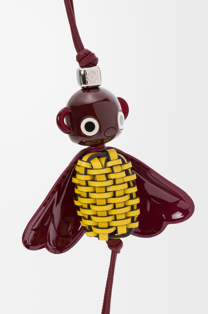 Loewe Blombée charm in calfskin and acetate outlook