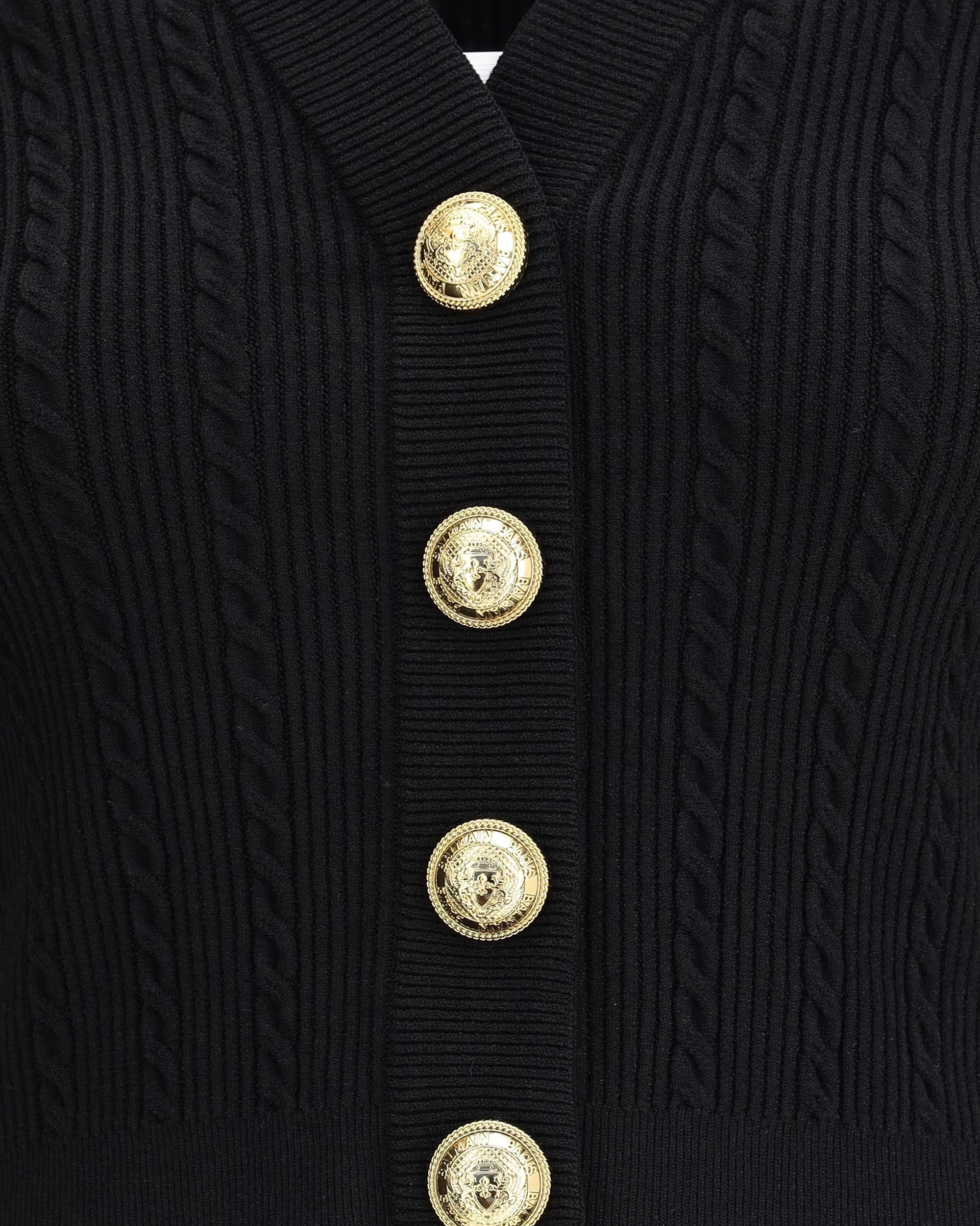 Ribbed and braided Cardigan - 3