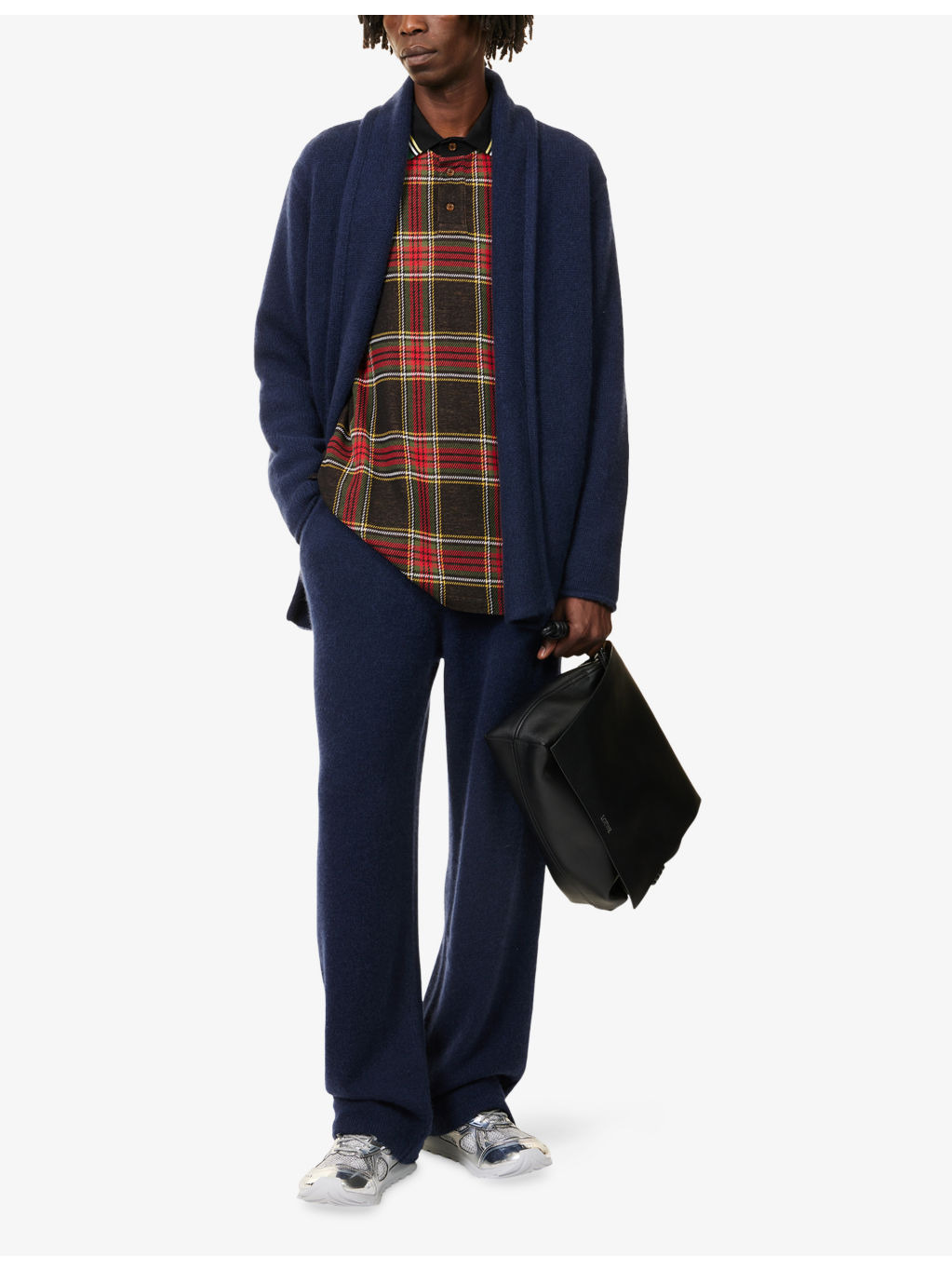 Brushed Wide-Leg Cashmere Trousers - 2