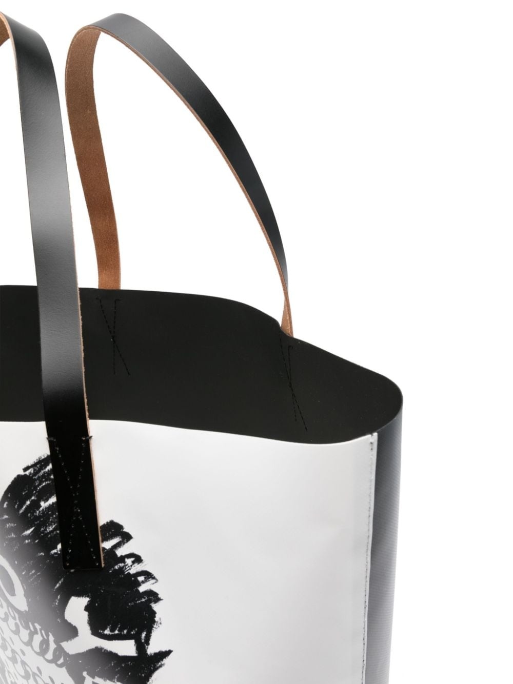 【MARNI】TOTE LOGO BAG Marni logo-print tote bag | REVERSIBLE