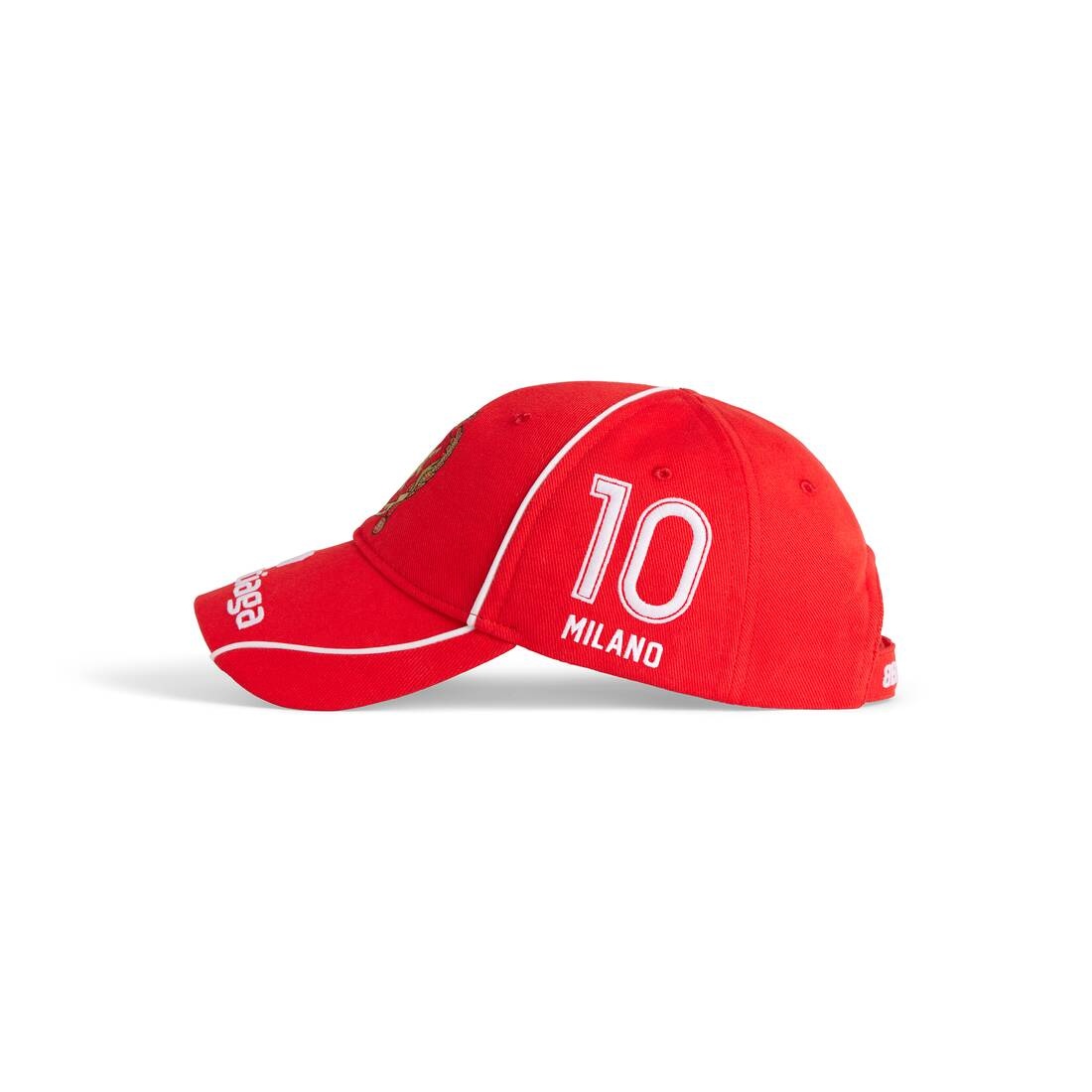 Men's Soccer Cap in Red - 4