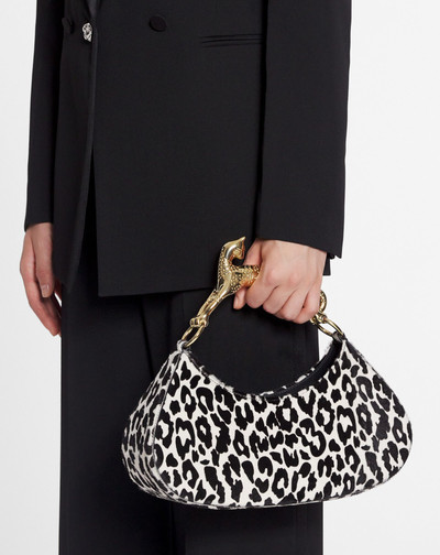 Lanvin HOBO CAT BOLIDE BAG IN PONY-EFFECT LEATHER outlook