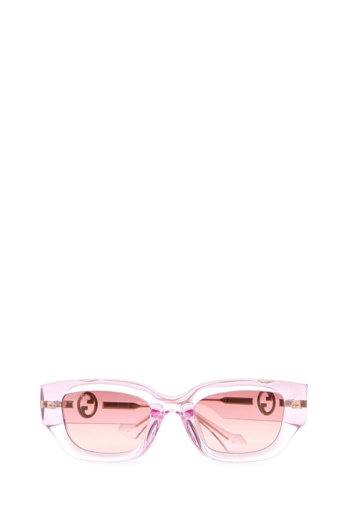 Gucci Women Pink Acetate Sunglasses - 2
