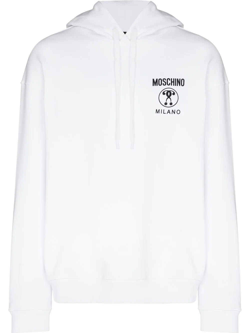 logo-print hoodie - 1