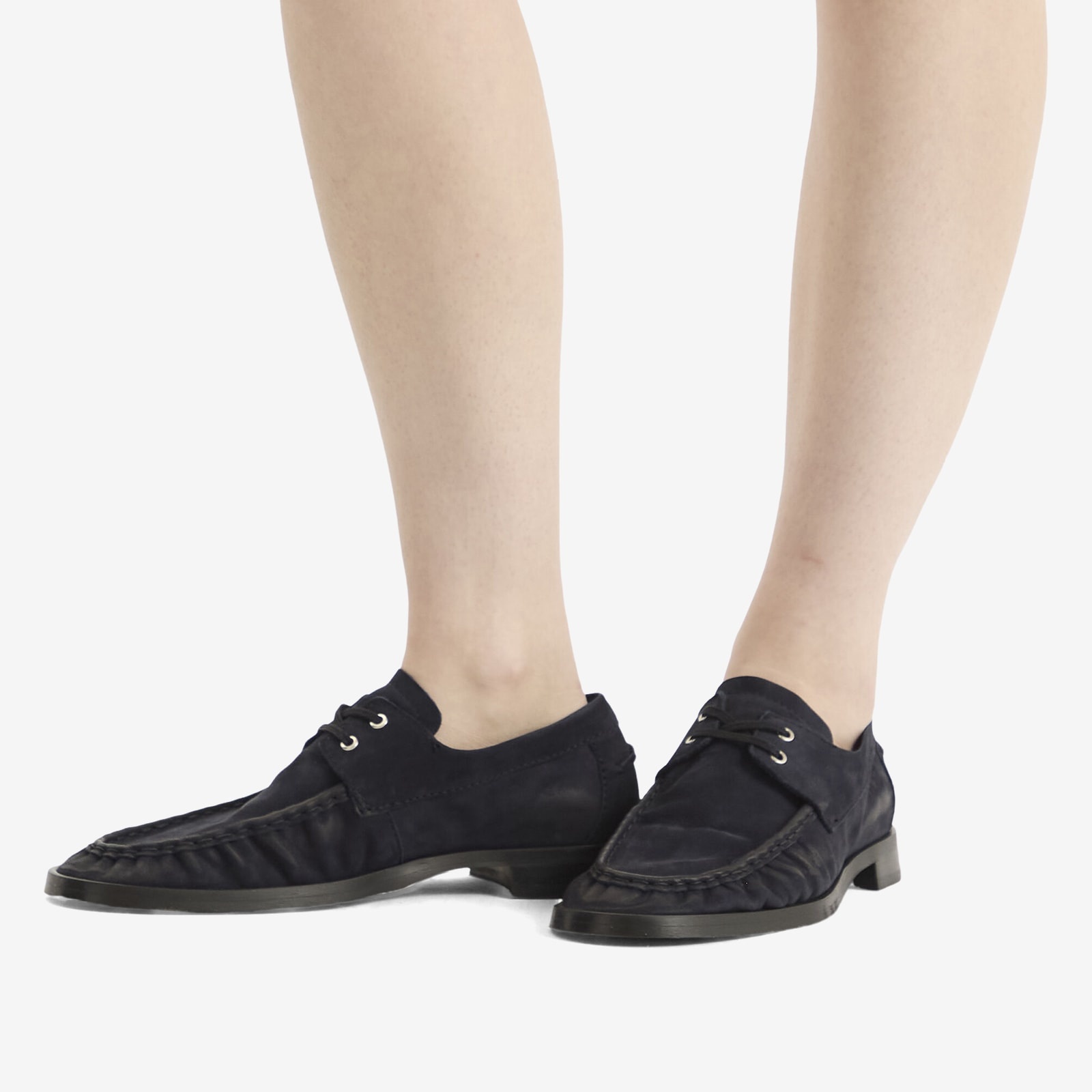 Miista Edelira Suede Boat Shoe - 6