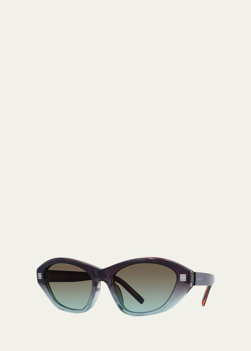Givenchy 4G Logo Acetate Cat-Eye Sunglasses outlook