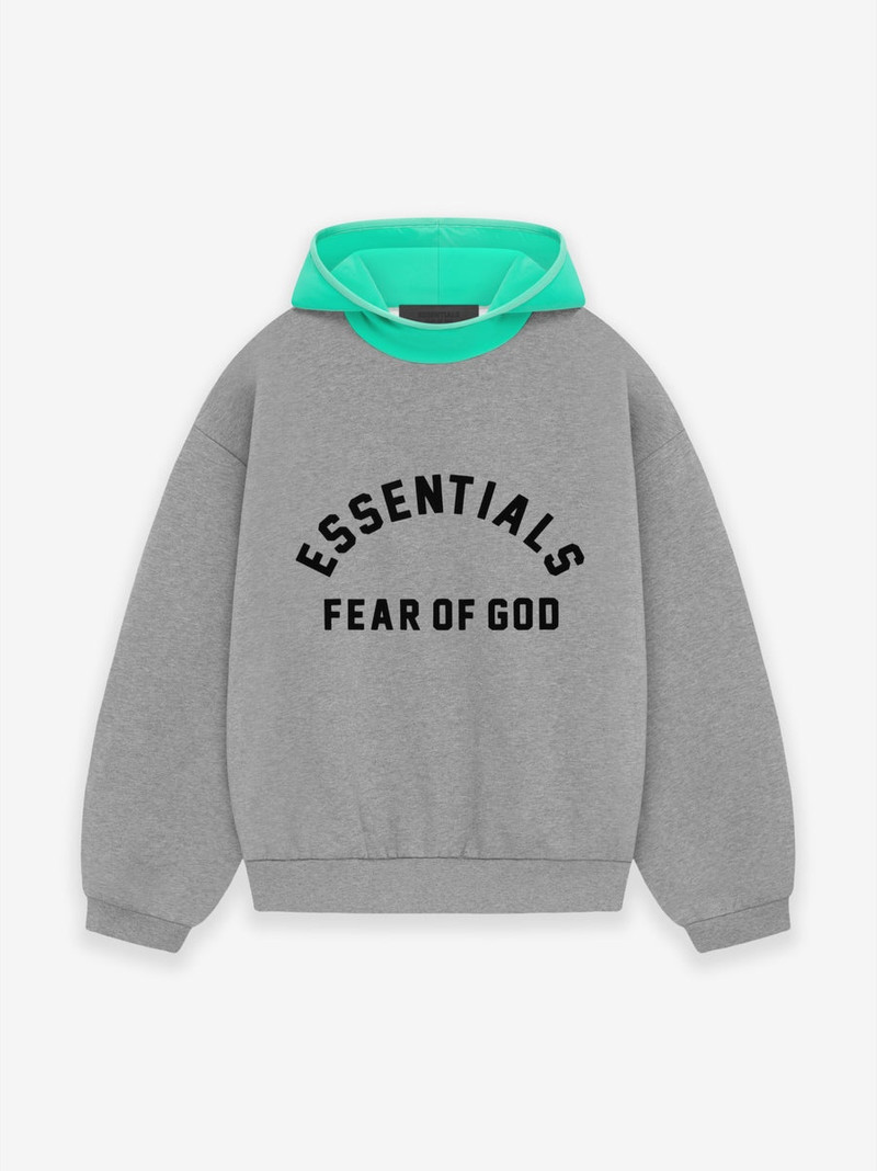 Nylon Fleece Hoodie - 1