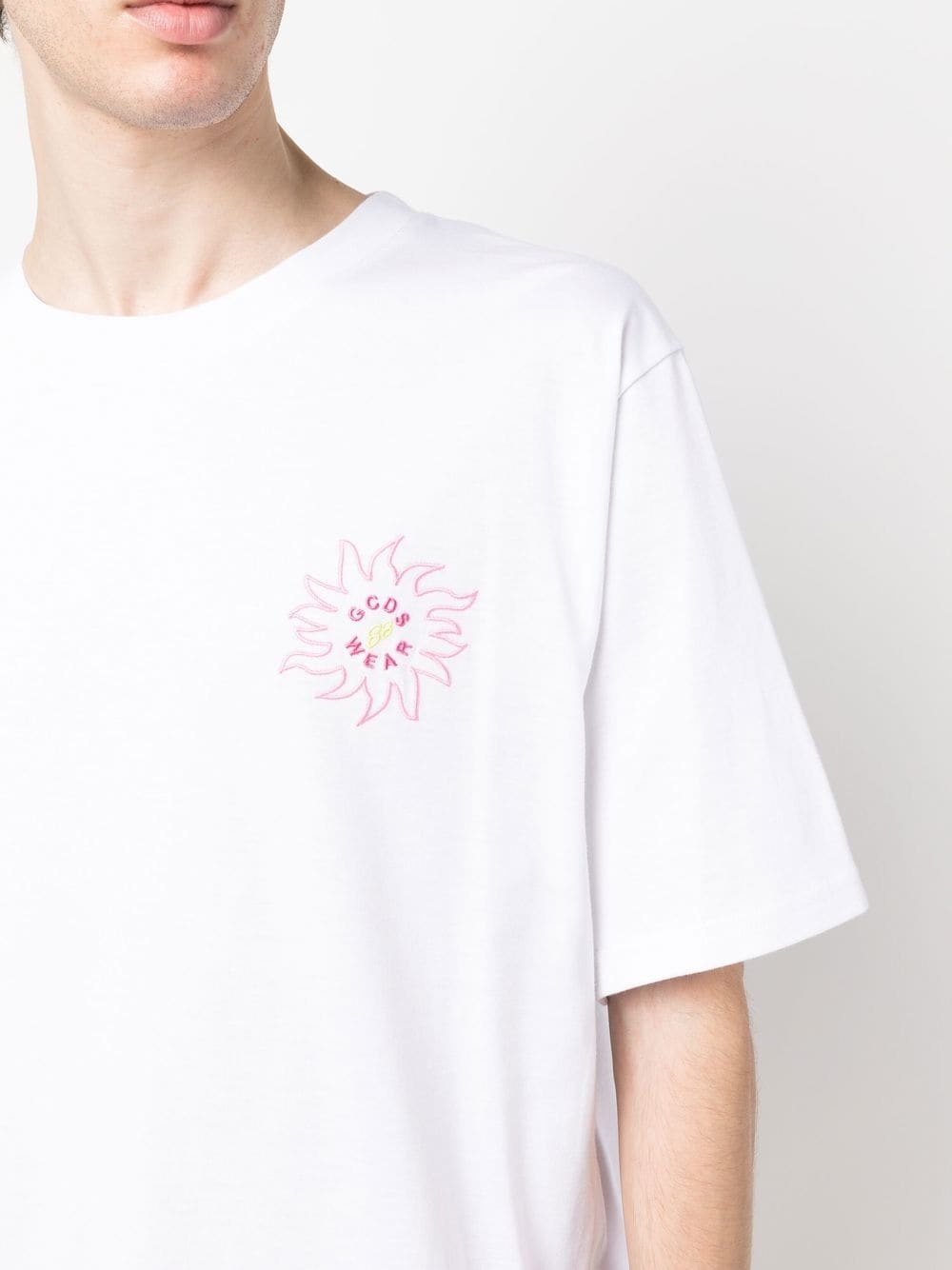 rear logo-print detail T-shirt - 5