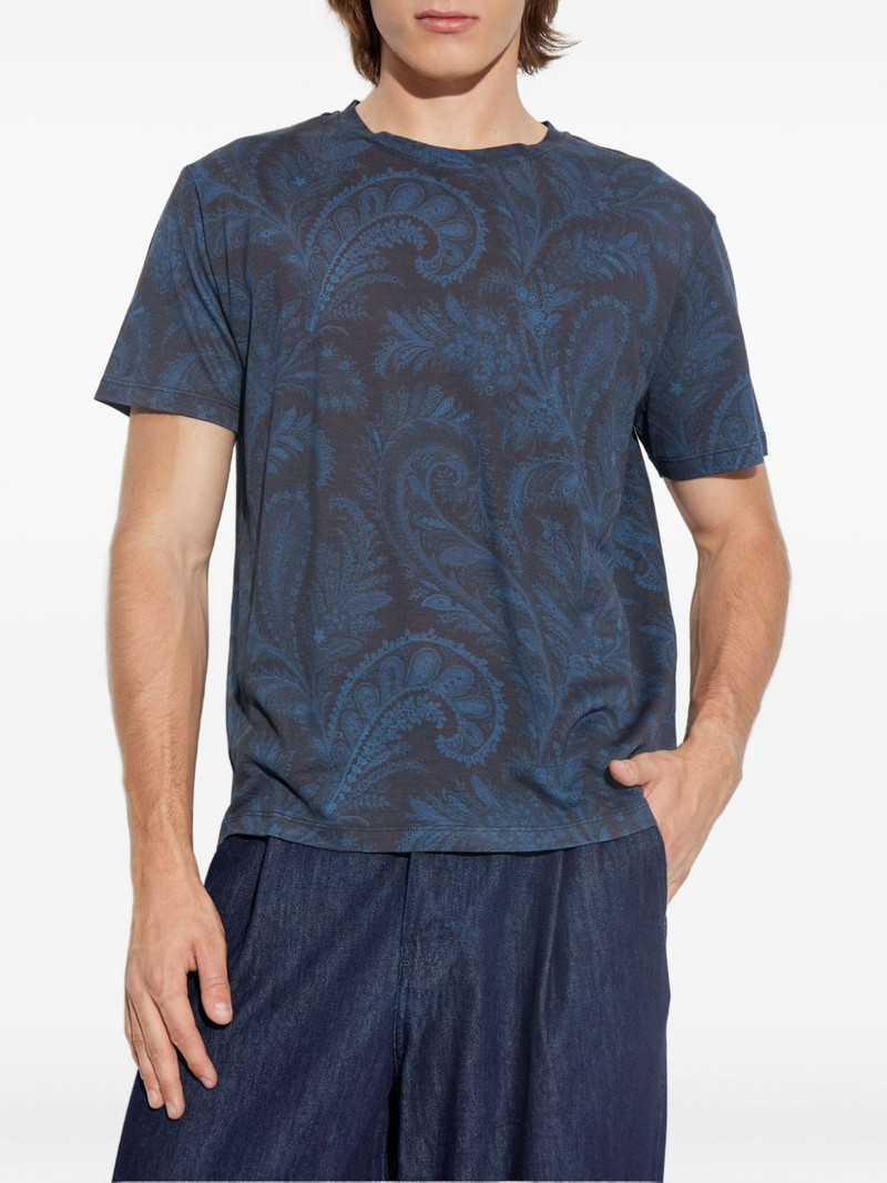 paisley print T-shirt 3