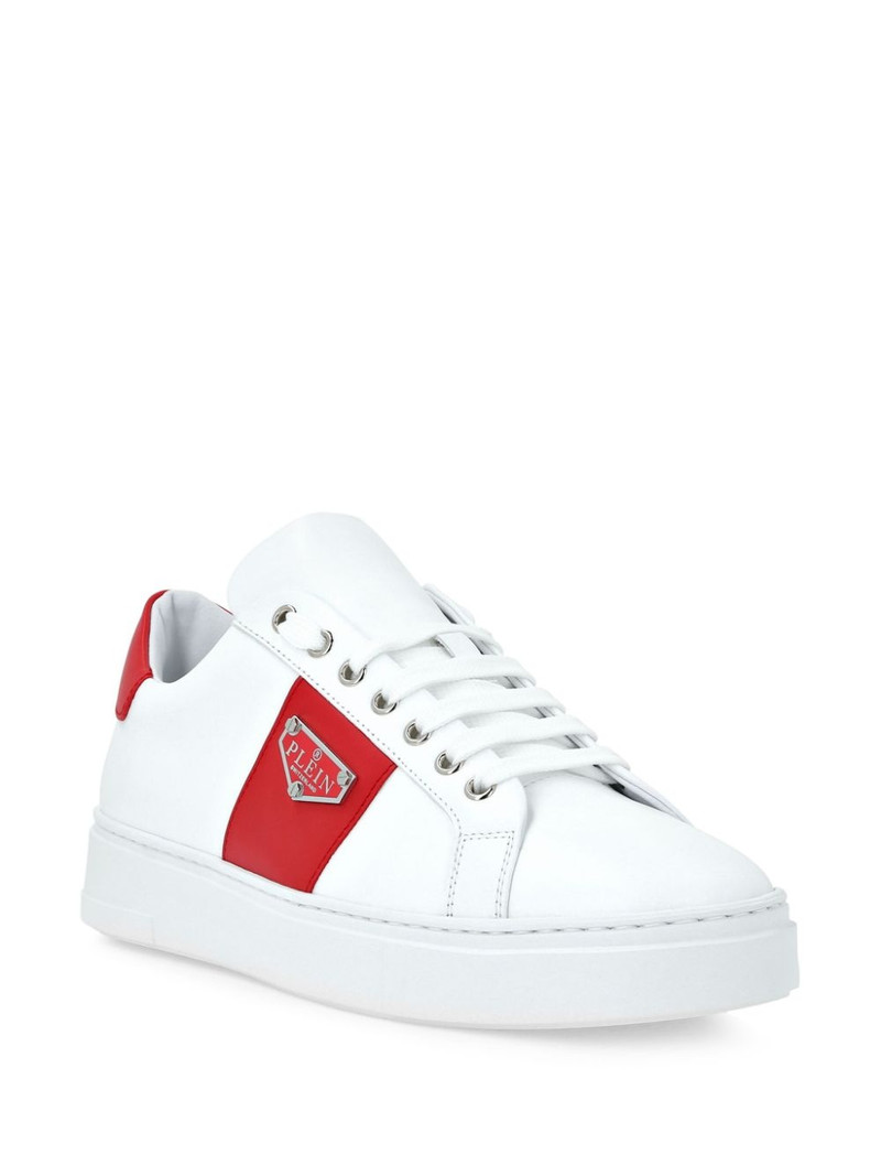PHILIPP PLEIN logo-plaque panelled sneakers outlook