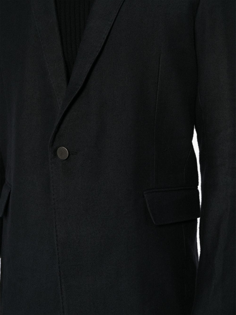 shawl-lapels single-breasted blazer 5