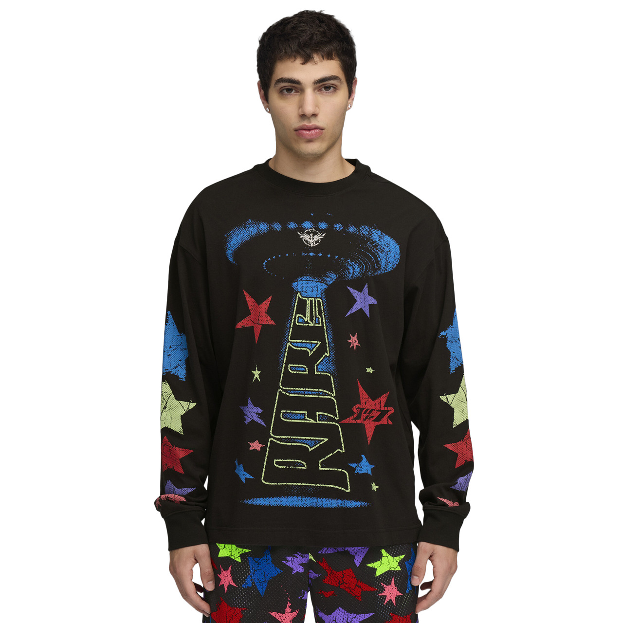 PUMA Mens Lamelo Ball PUMA LaMelo Star Vision Long Sleeve T-Shirt - 1