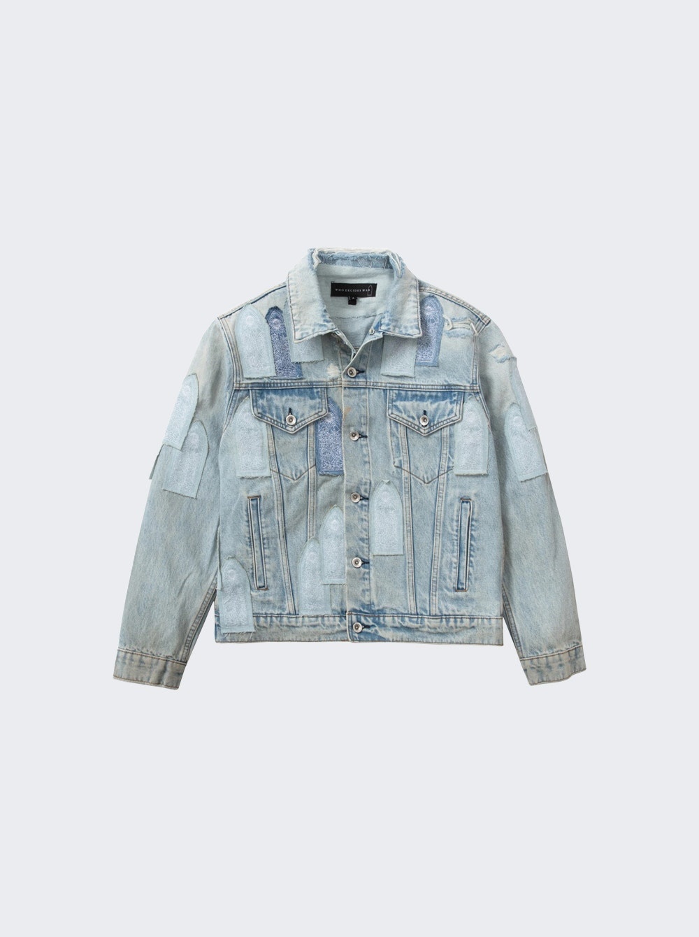 Patched Arch Jacket Sky - 1
