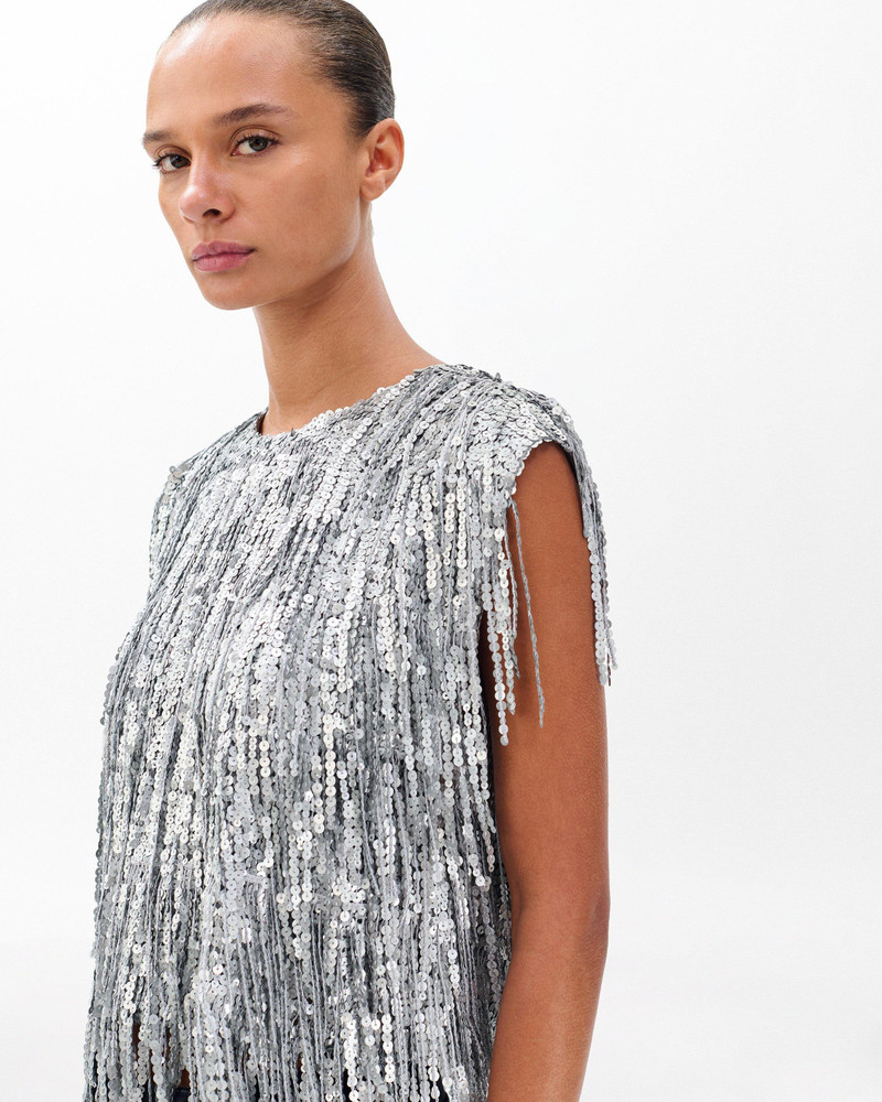 Billie Sequined Tassel Top 4