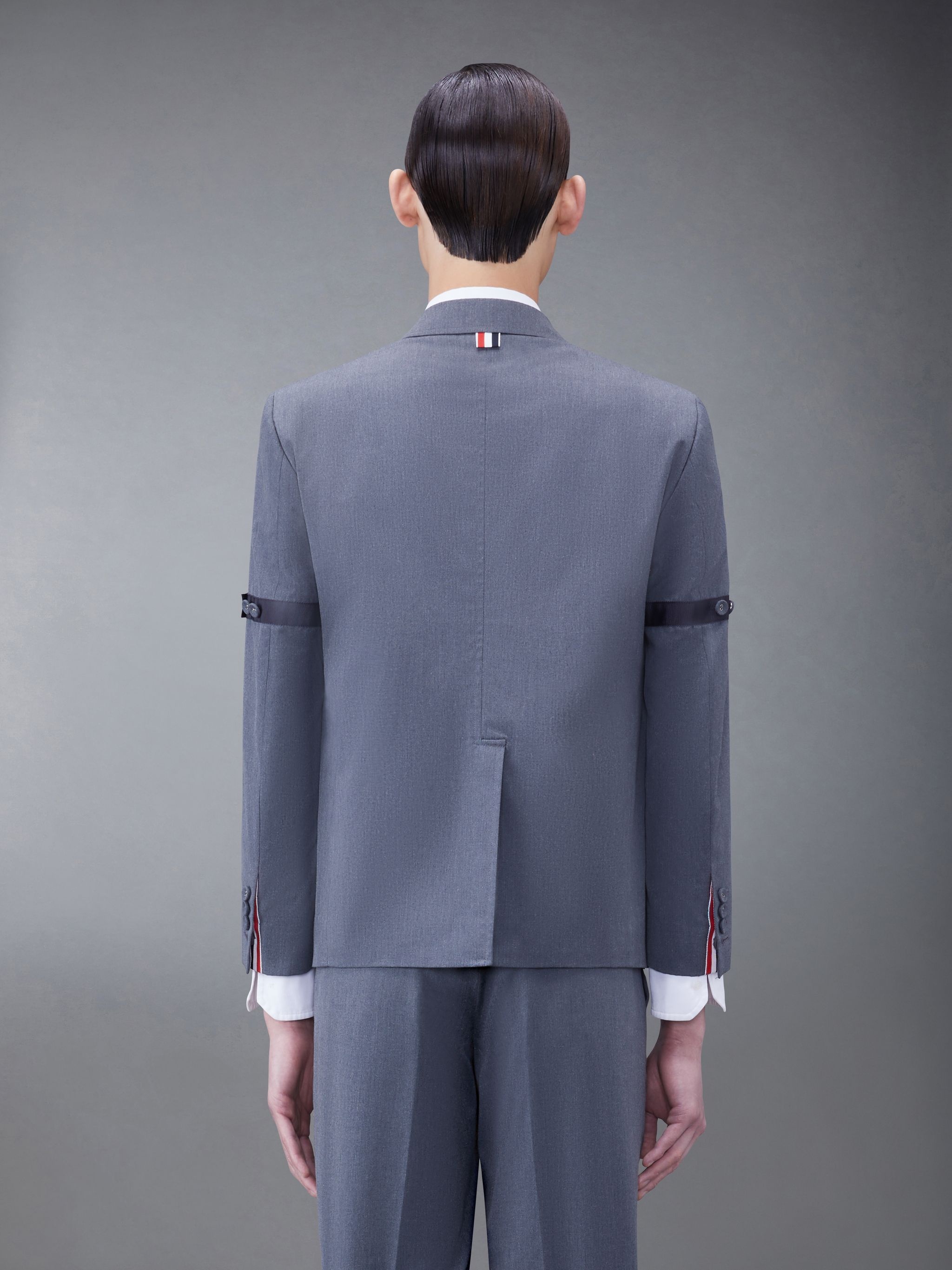 single-breasted button-fastening blazer - 2