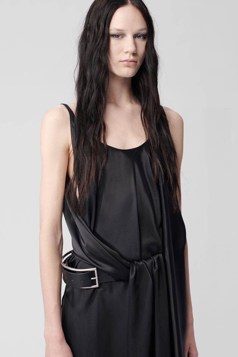 Ima X-Long Asymmetric Draped Dress - 5