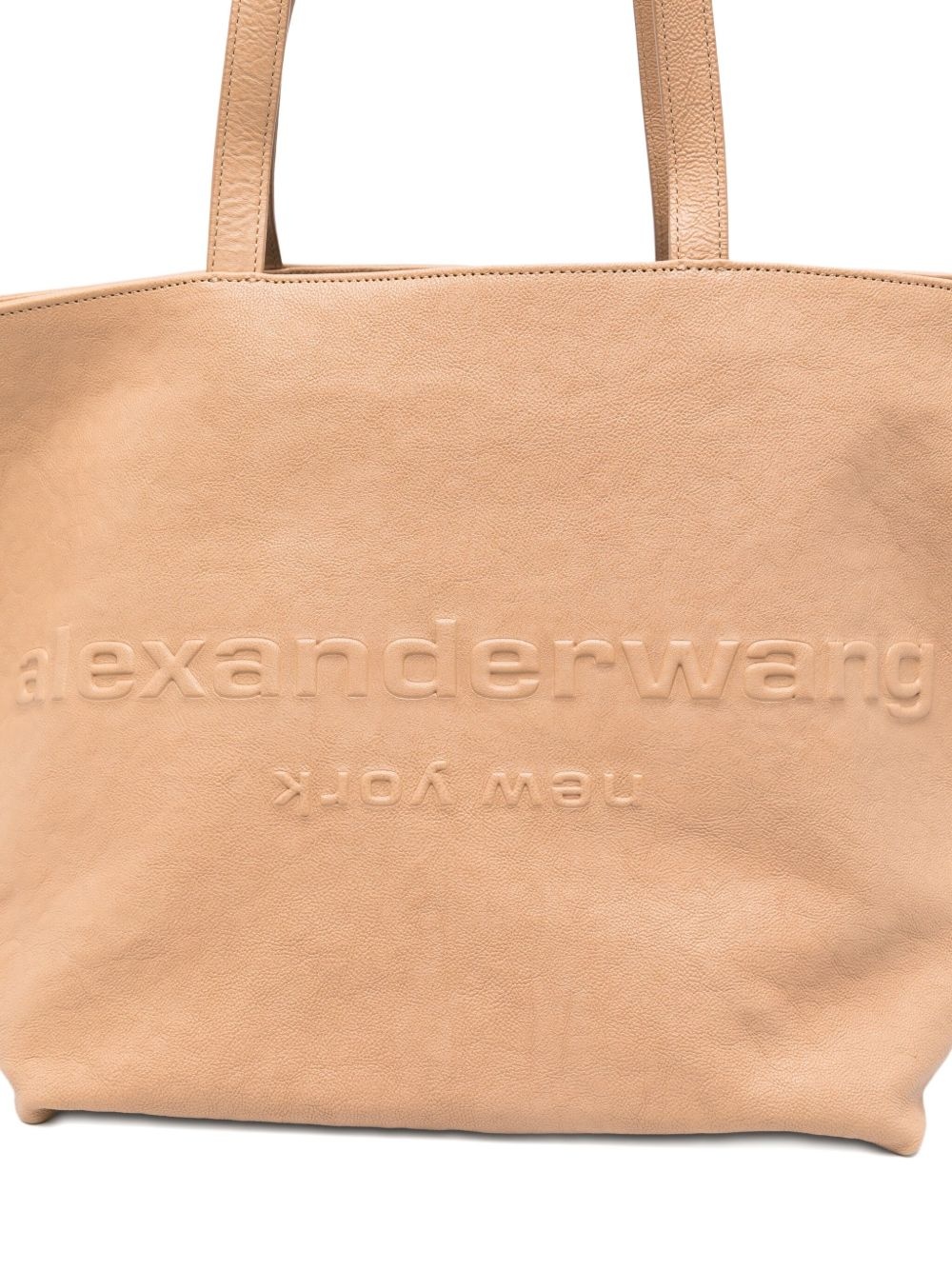 embossed-logo tote bag - 4