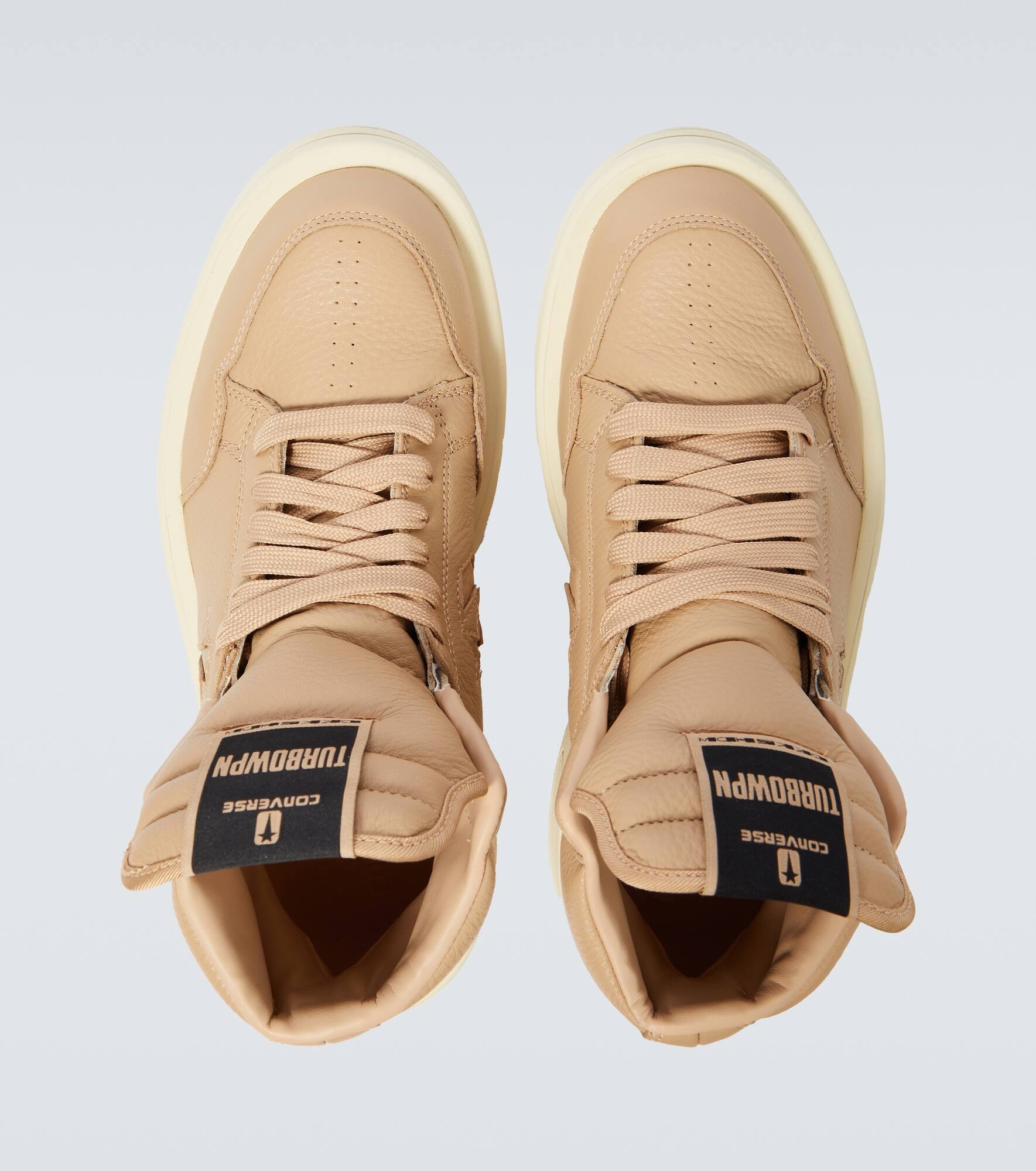 x Converse TURBOWPN leather high-top sneakers - 4