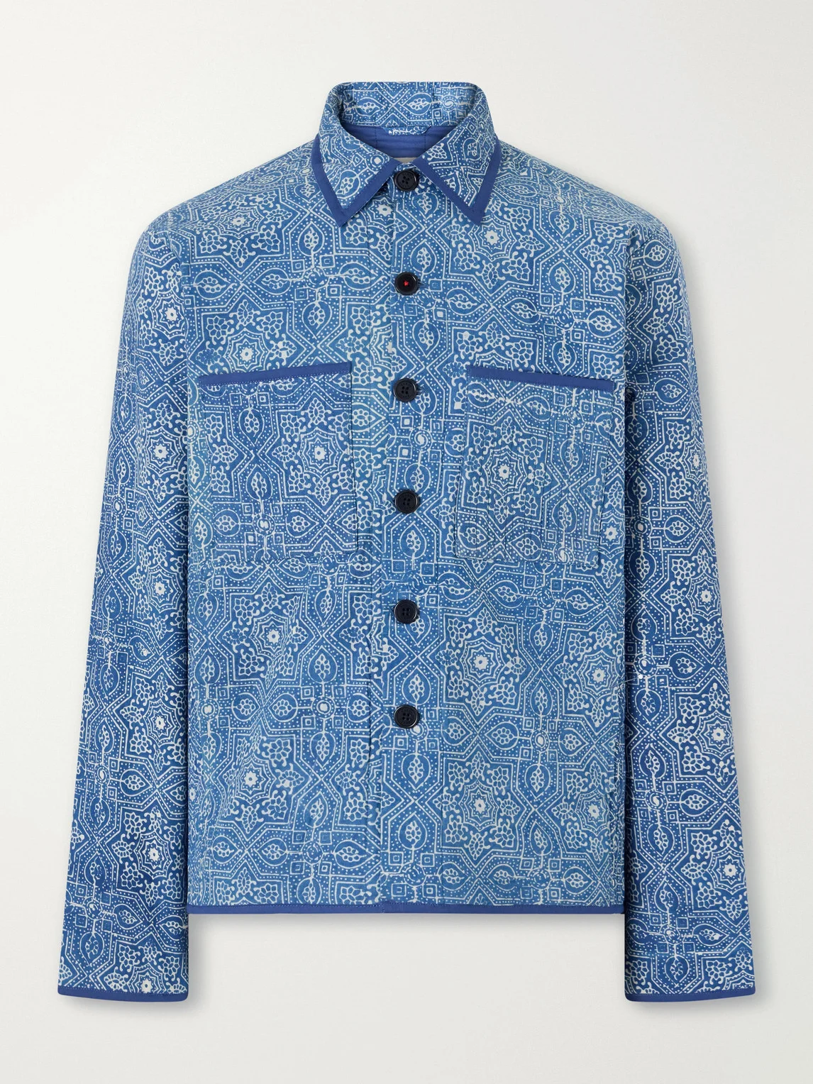 Wynton Printed Cotton Blouson Jacket - 1