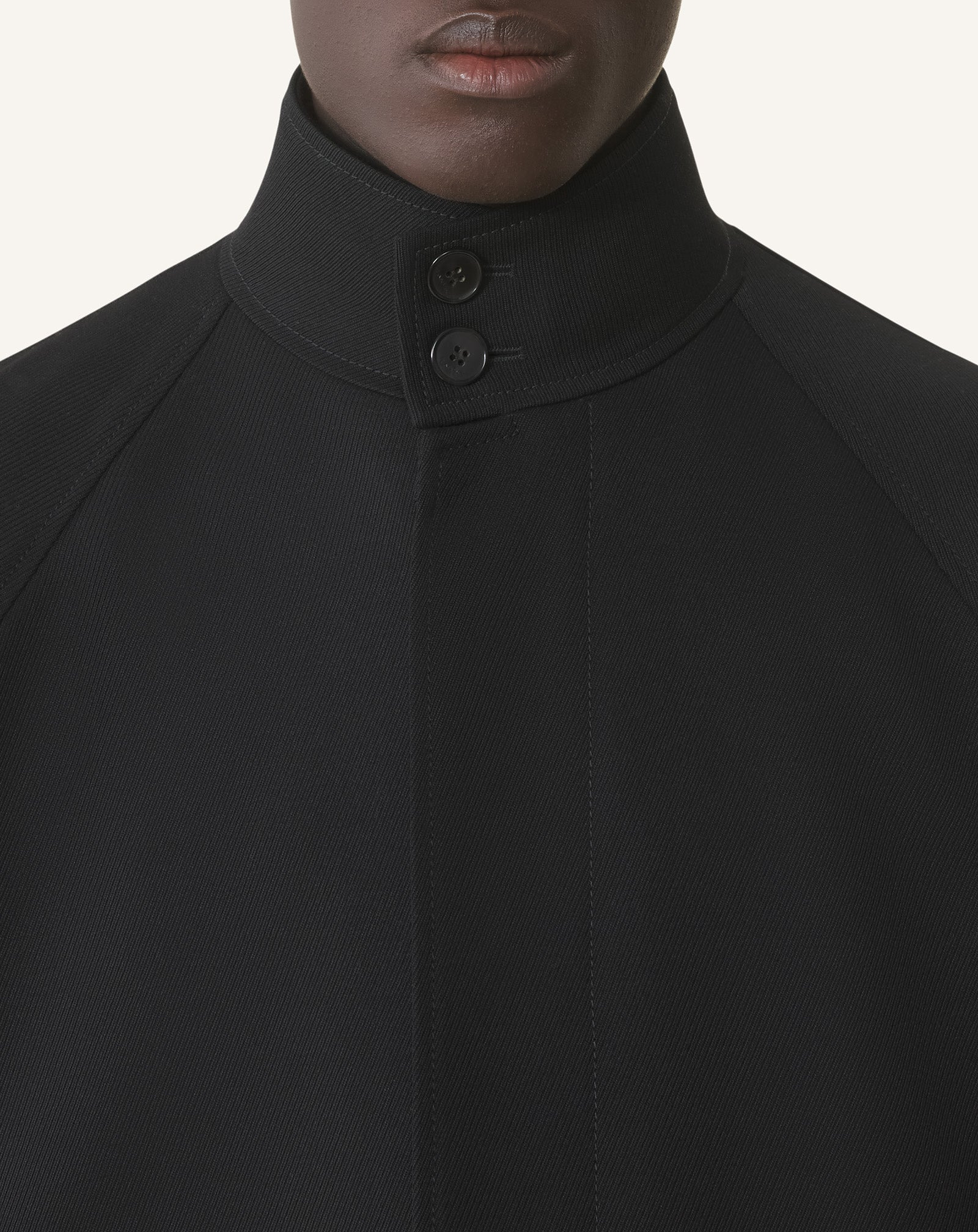 STAND COLLAR JACKET - 5