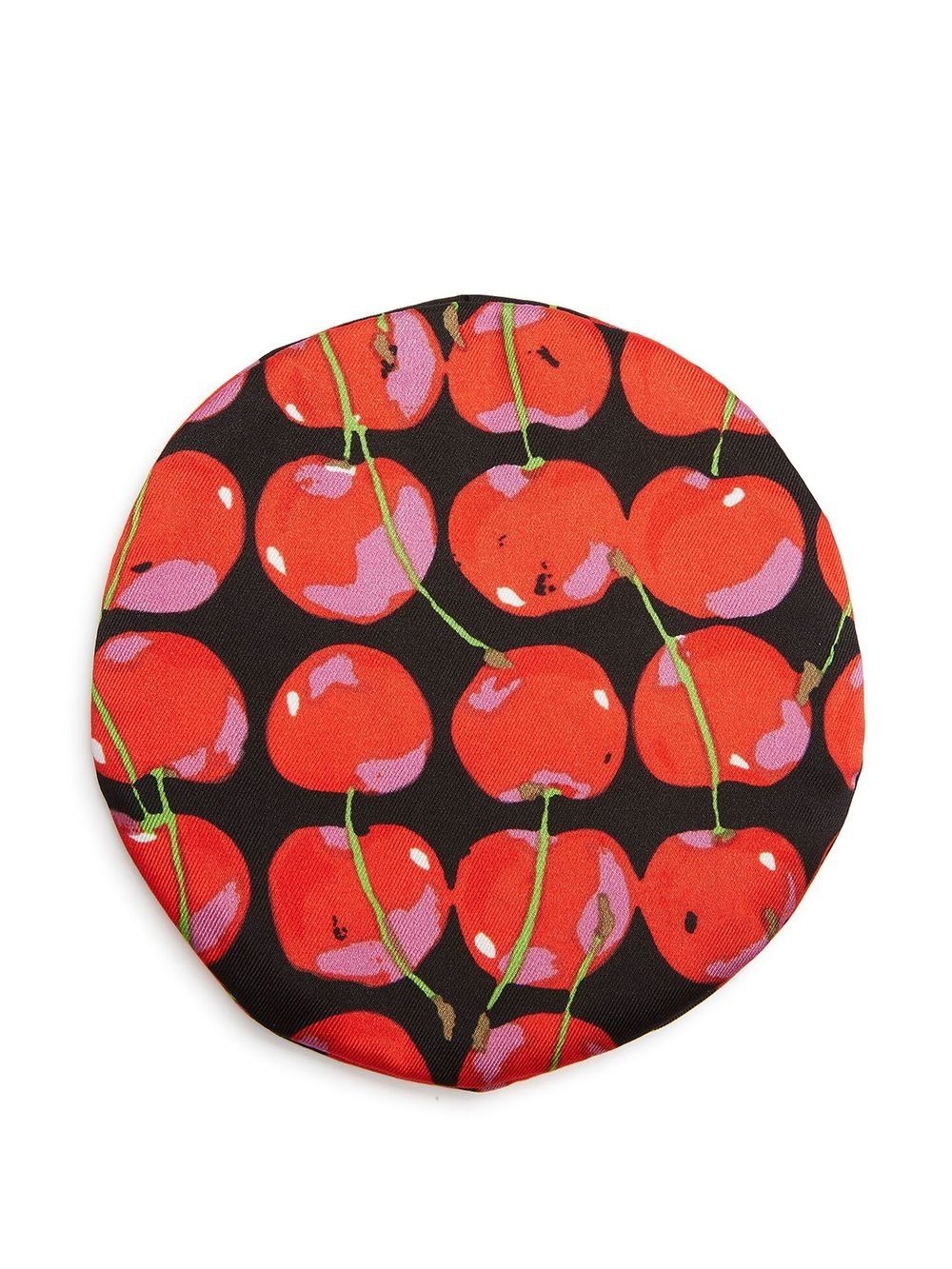 cherry-print face mask - 2