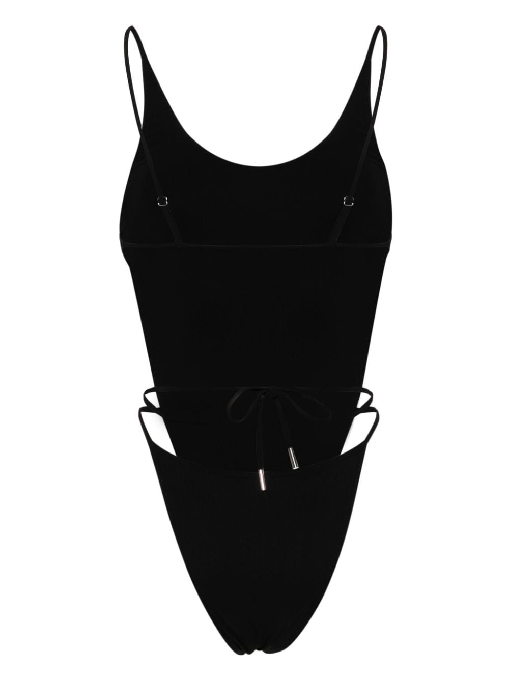 backless self-tie swimsuit - 2