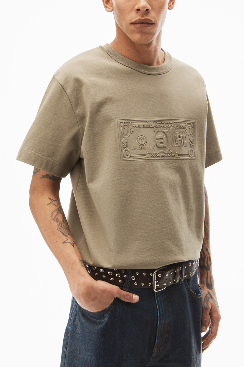 DOLLAR BILL TEE IN COMPACT JERSEY 3