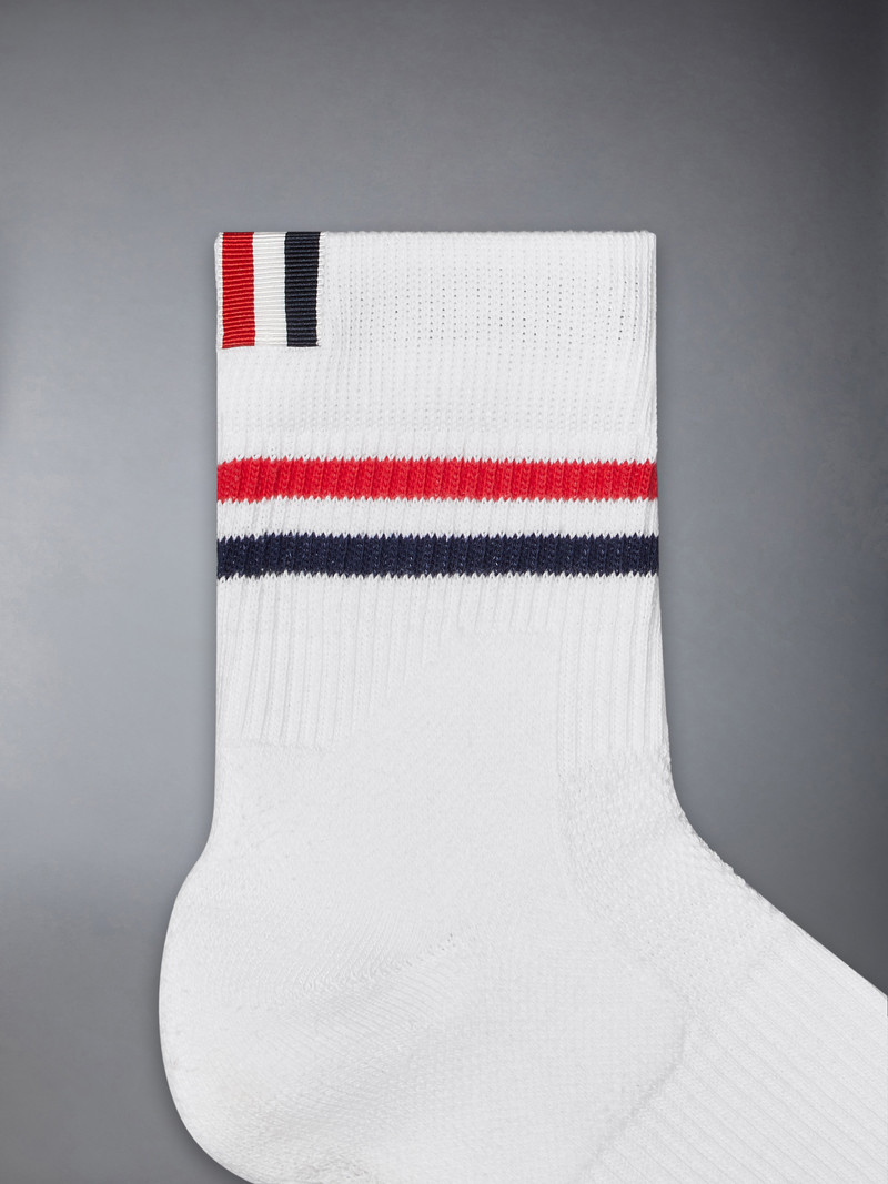 Thom Browne RWB STRIPE ATHLETIC ANKLE SOCKS outlook