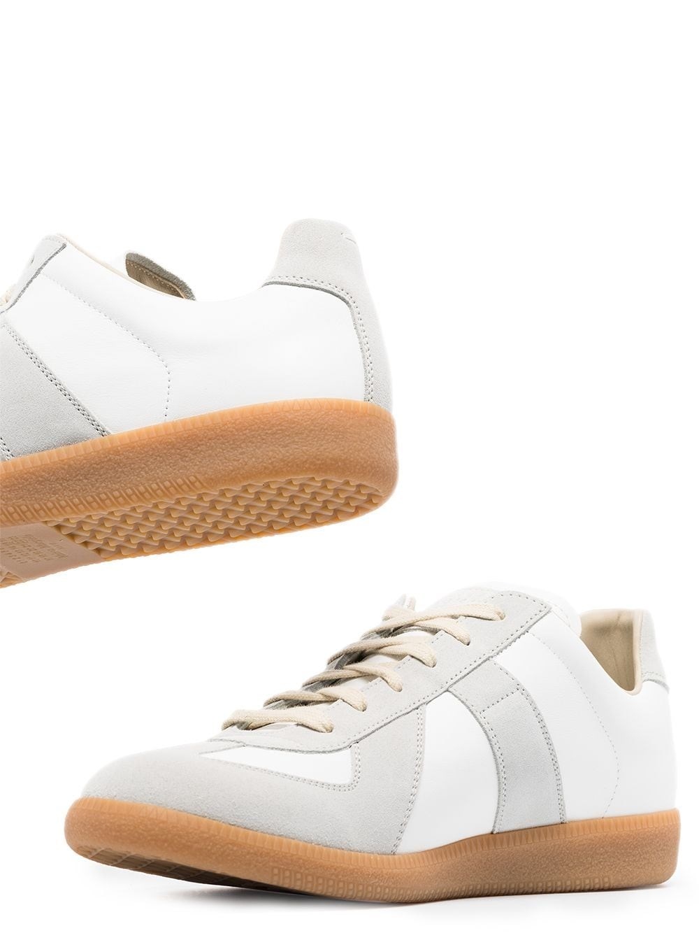 Replica leather sneakers - 4