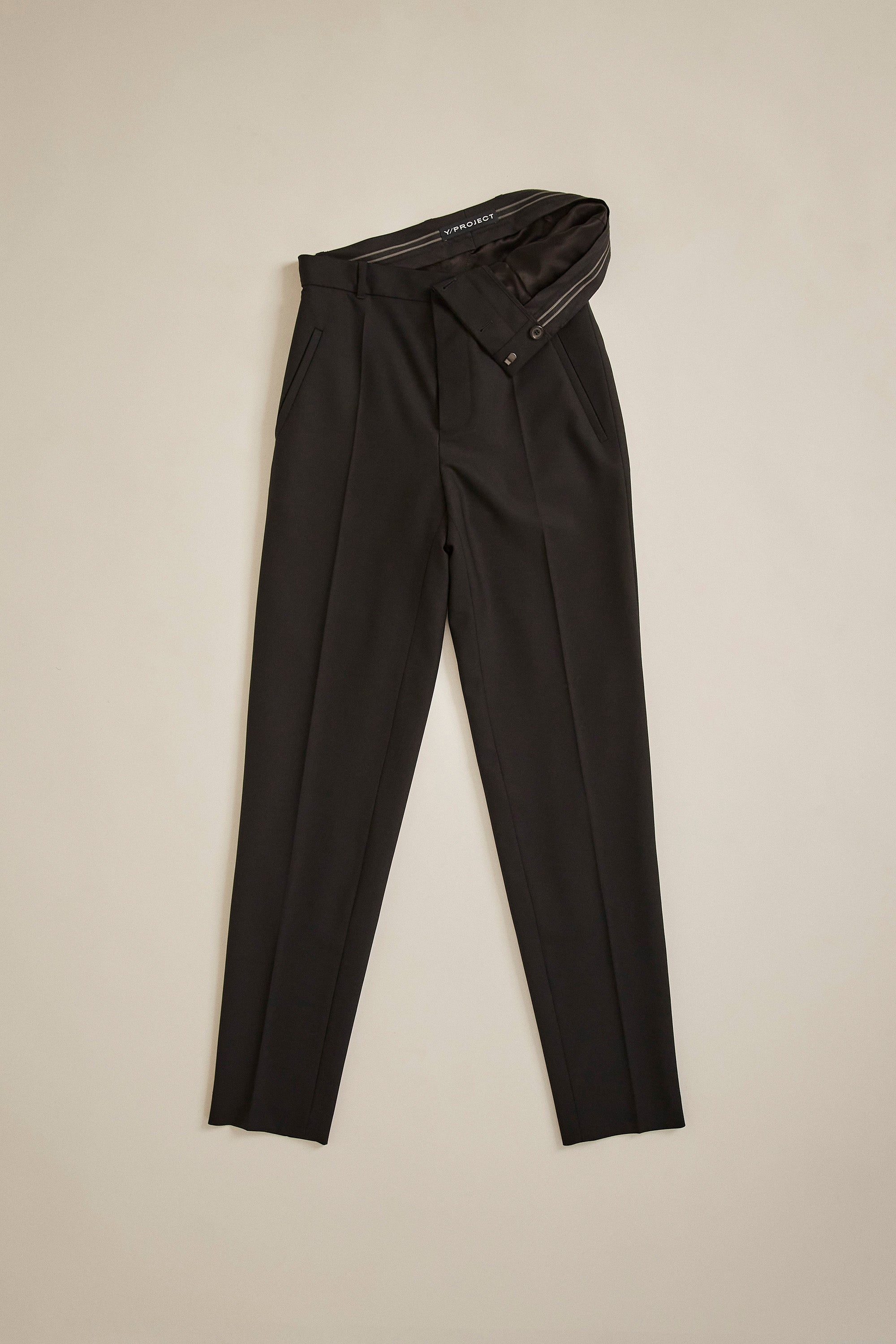 Classic Asymmetric Waist Trouser - 8