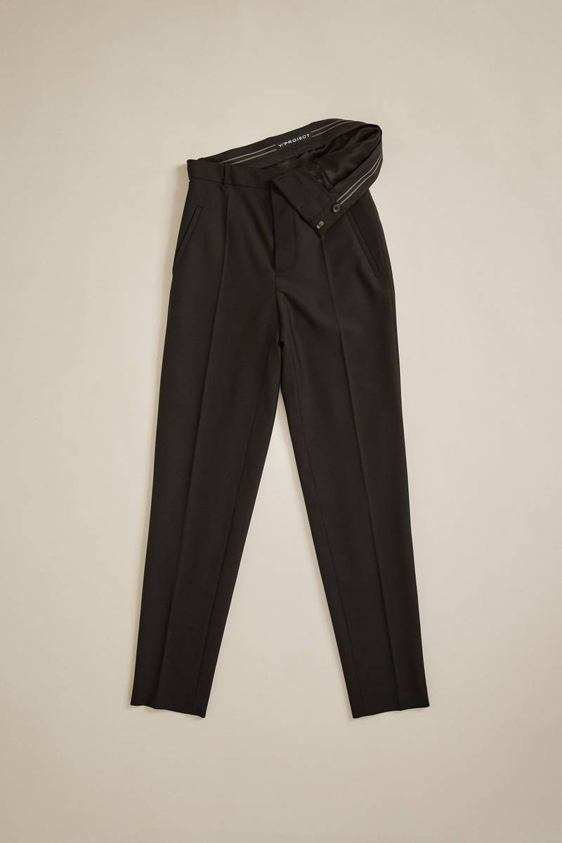 Classic Asymmetric Waist Trouser 8