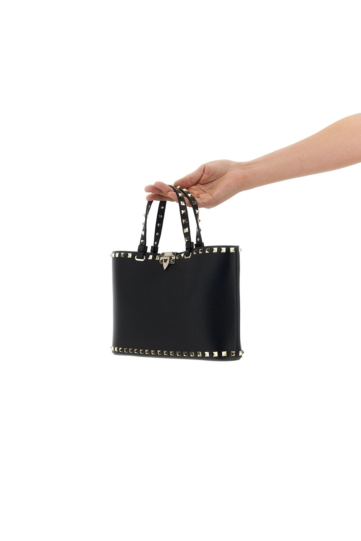 Valentino Garavani Women Valentino Garavani 'Rockstud' Small Shopping Bag - 2