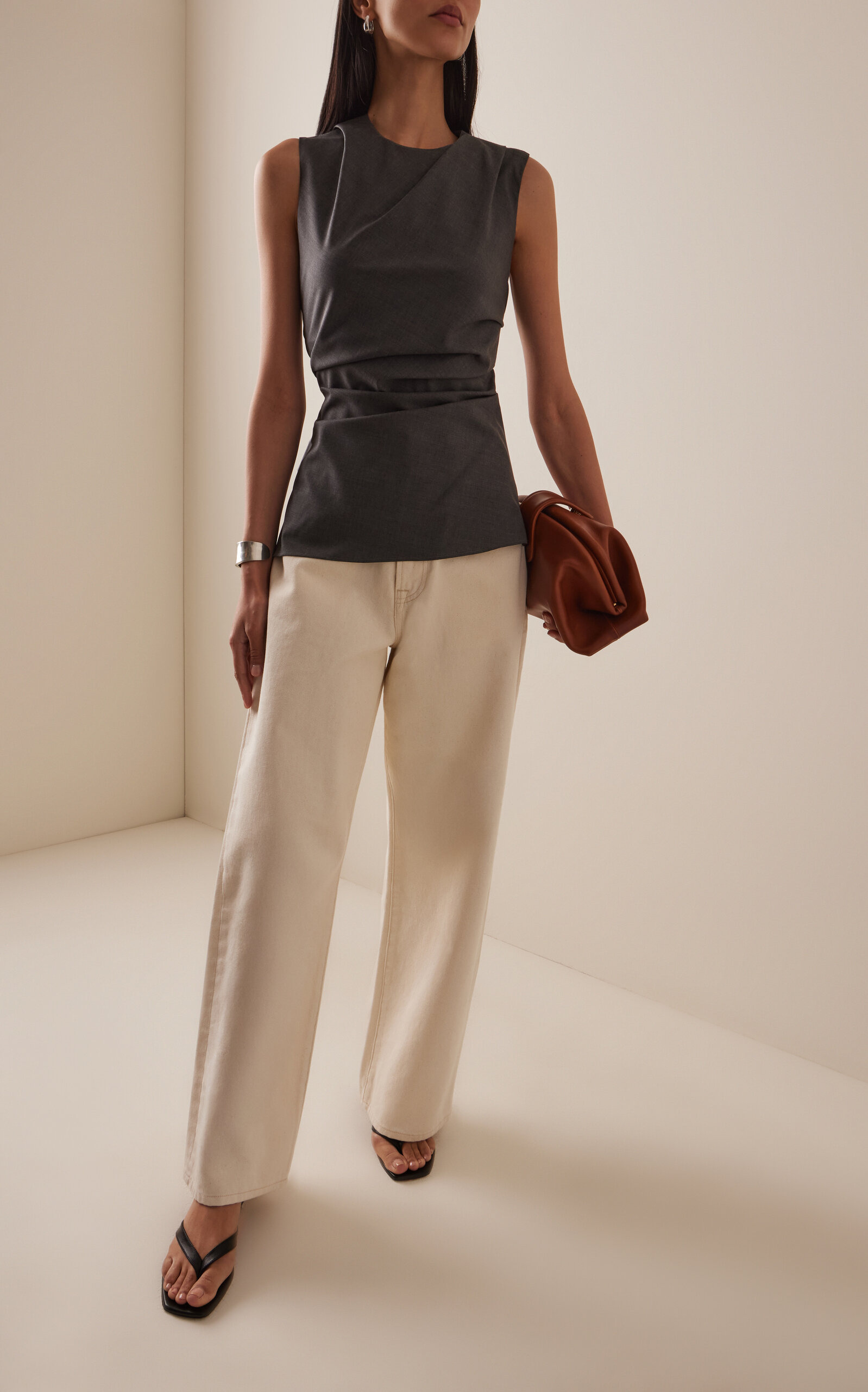 Twisted Wool Top grey - 2