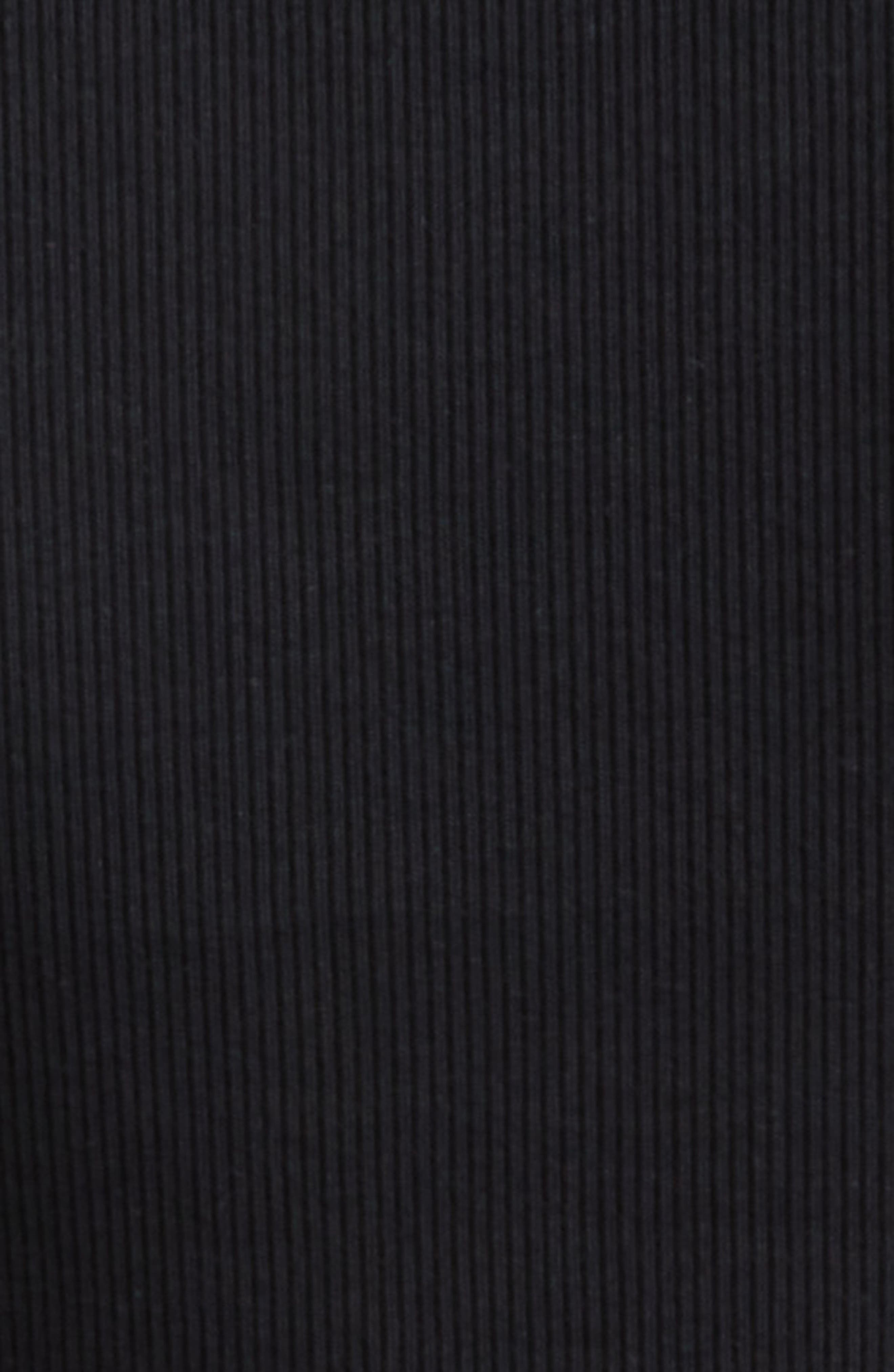 Rabanne Ring Pierced Stretch Cotton Tank in Black at Nordstrom - 6