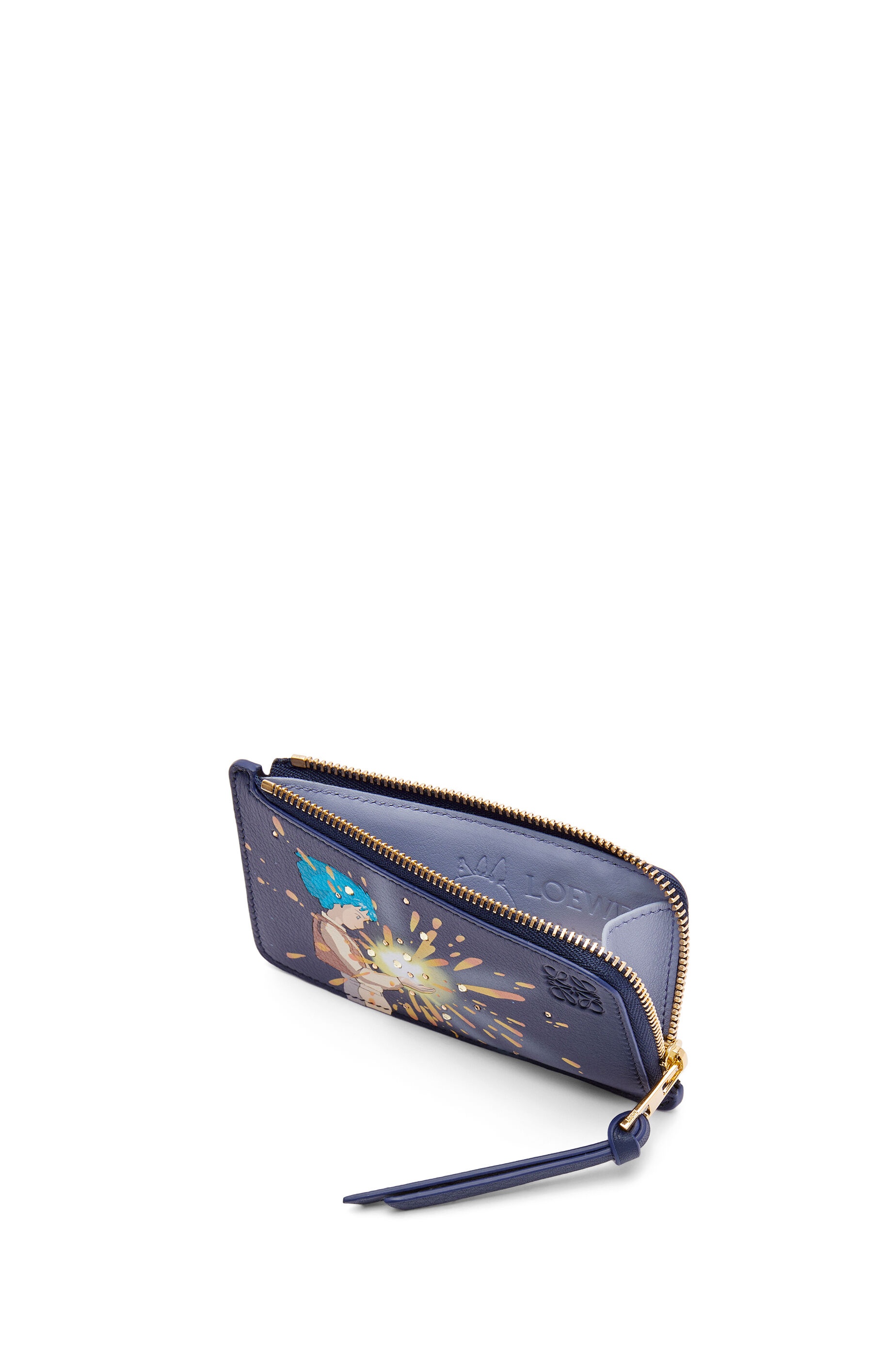Magical Sky coin cardholder in classic calfskin and crystal - 3