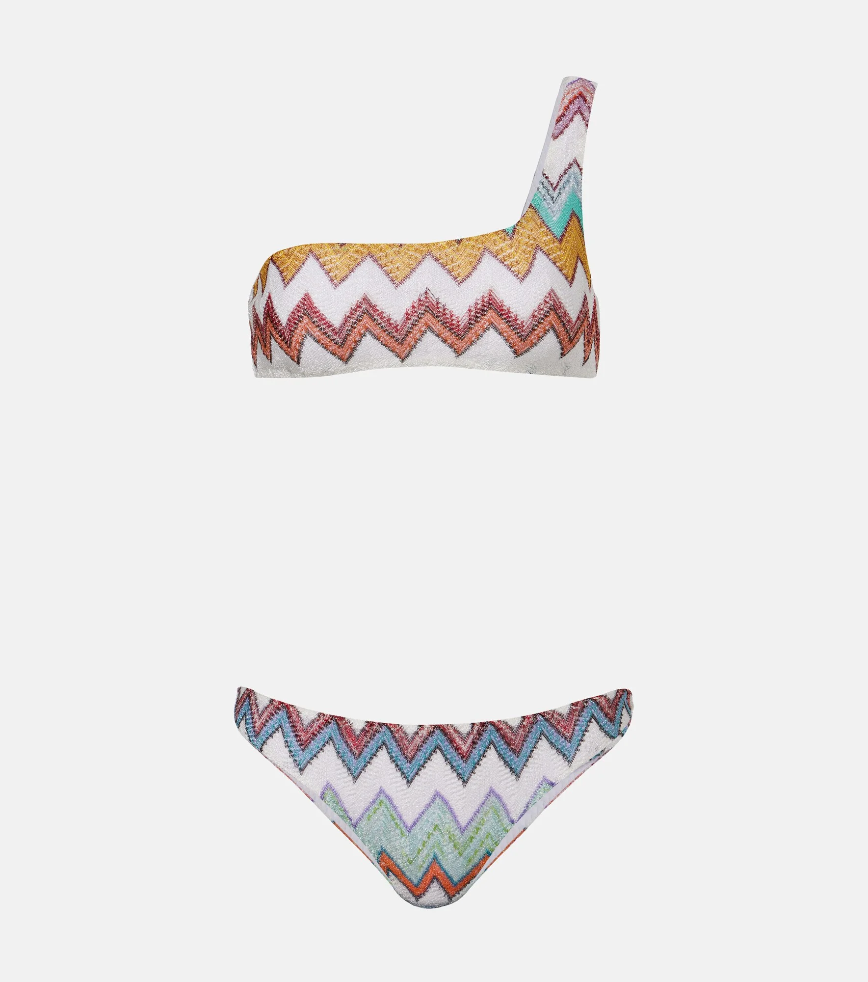 Zigzag lamé bikini - 1
