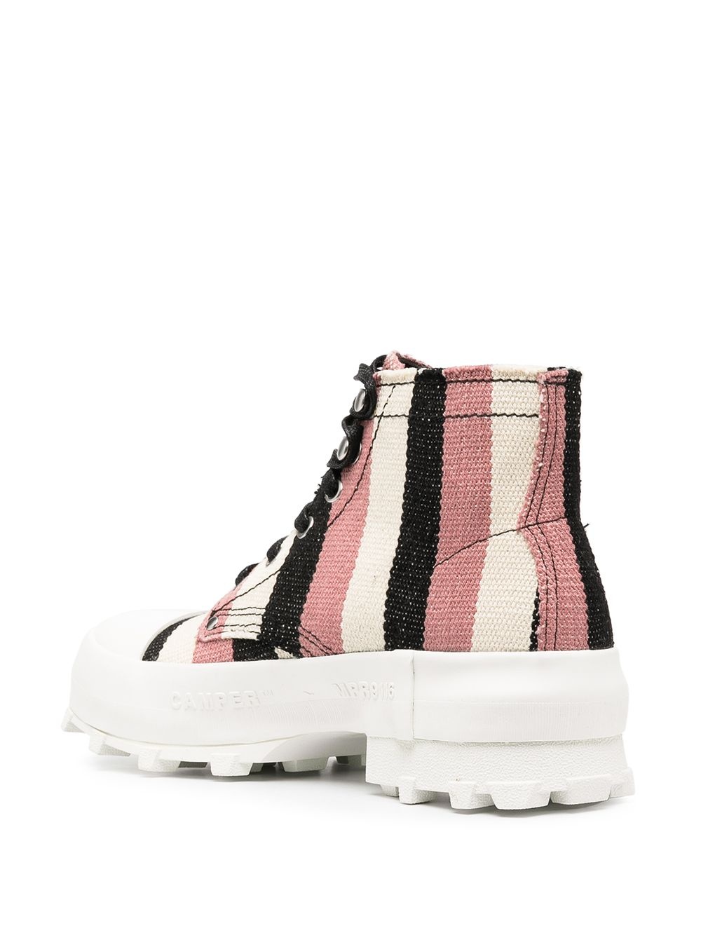 Traktori striped ankle boots - 3