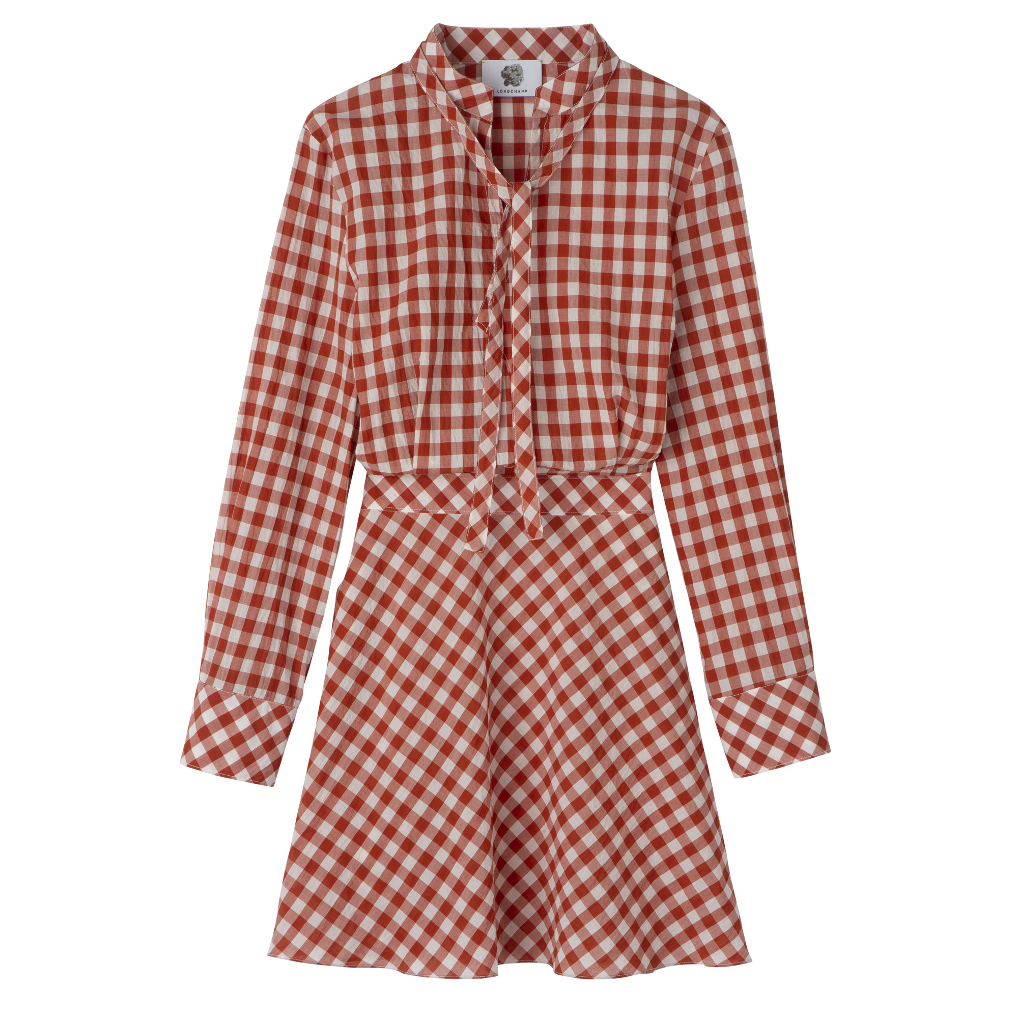 Dress Bark - Vichy jacquard - 1