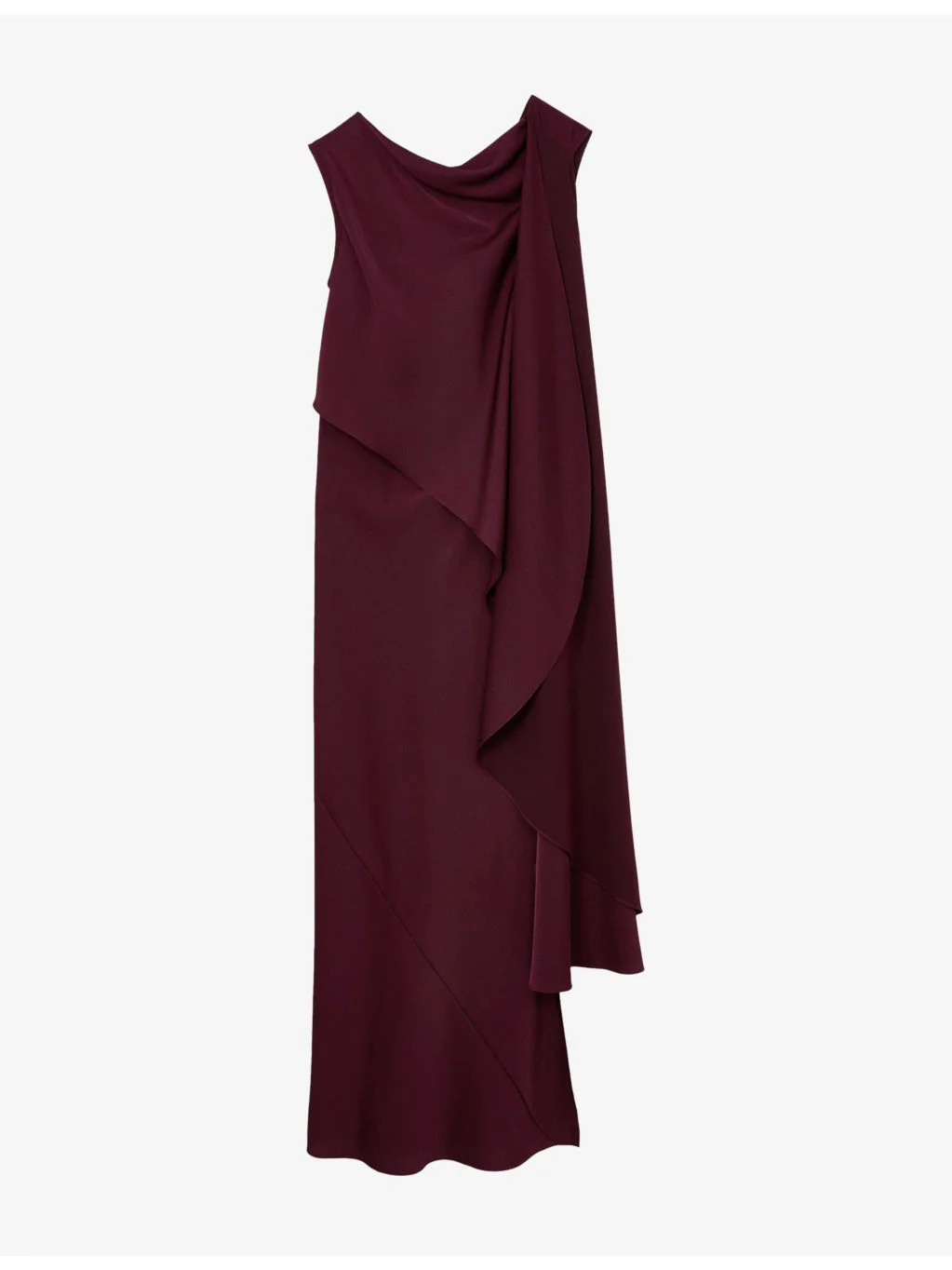 Winnie Cape-Detail Woven Maxi Dress - 1