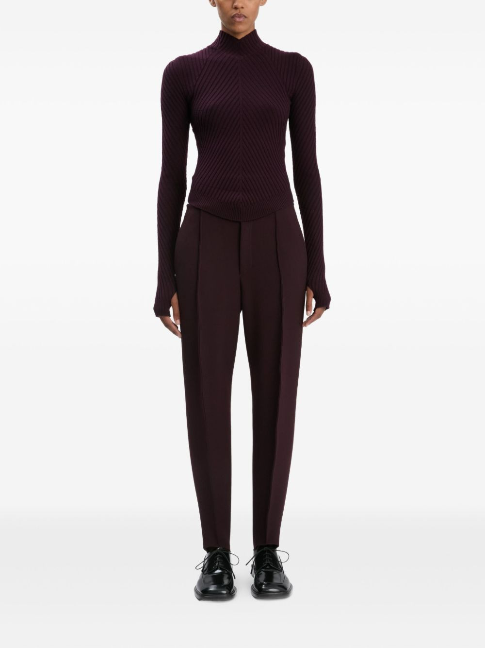 split-hem trousers - 2