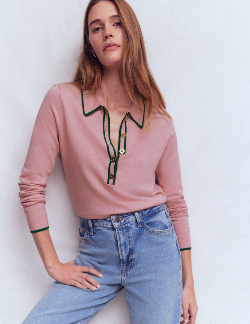 Liz Henley Jumper-Lilac - 1