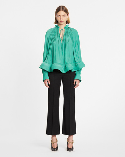 Lanvin CHARMEUSE BLOUSE WITH LONG SLEEVES outlook
