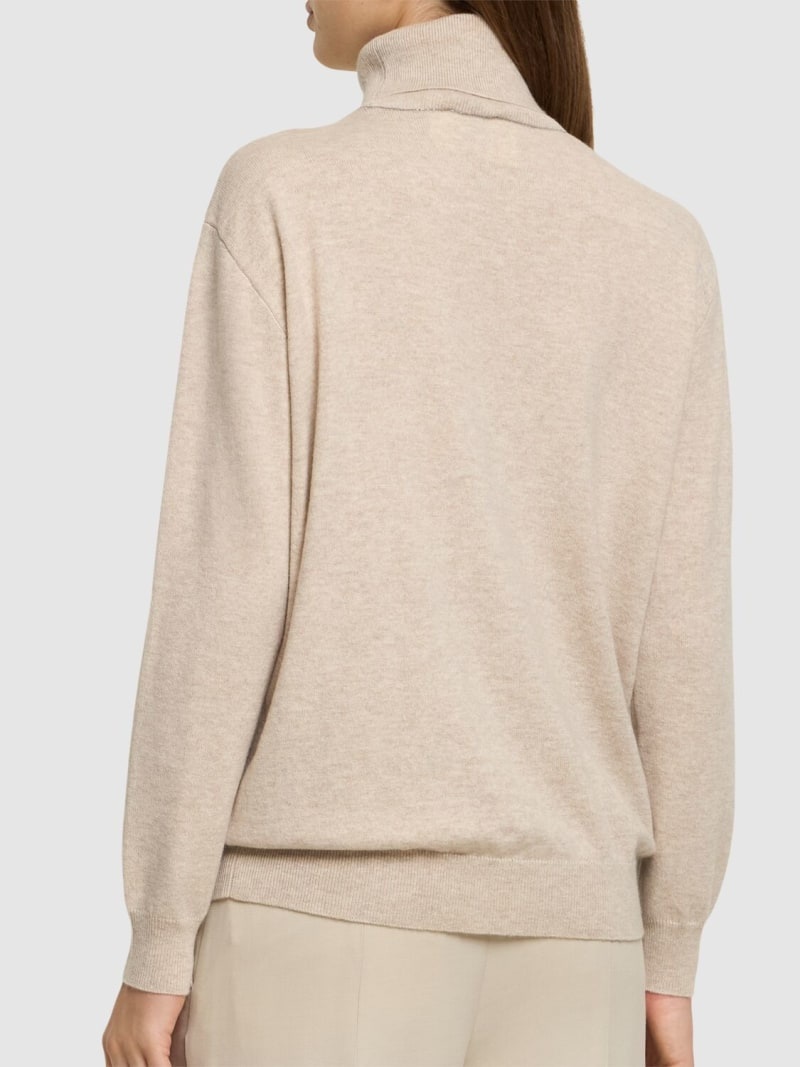 Cashmere turtleneck sweater - 3